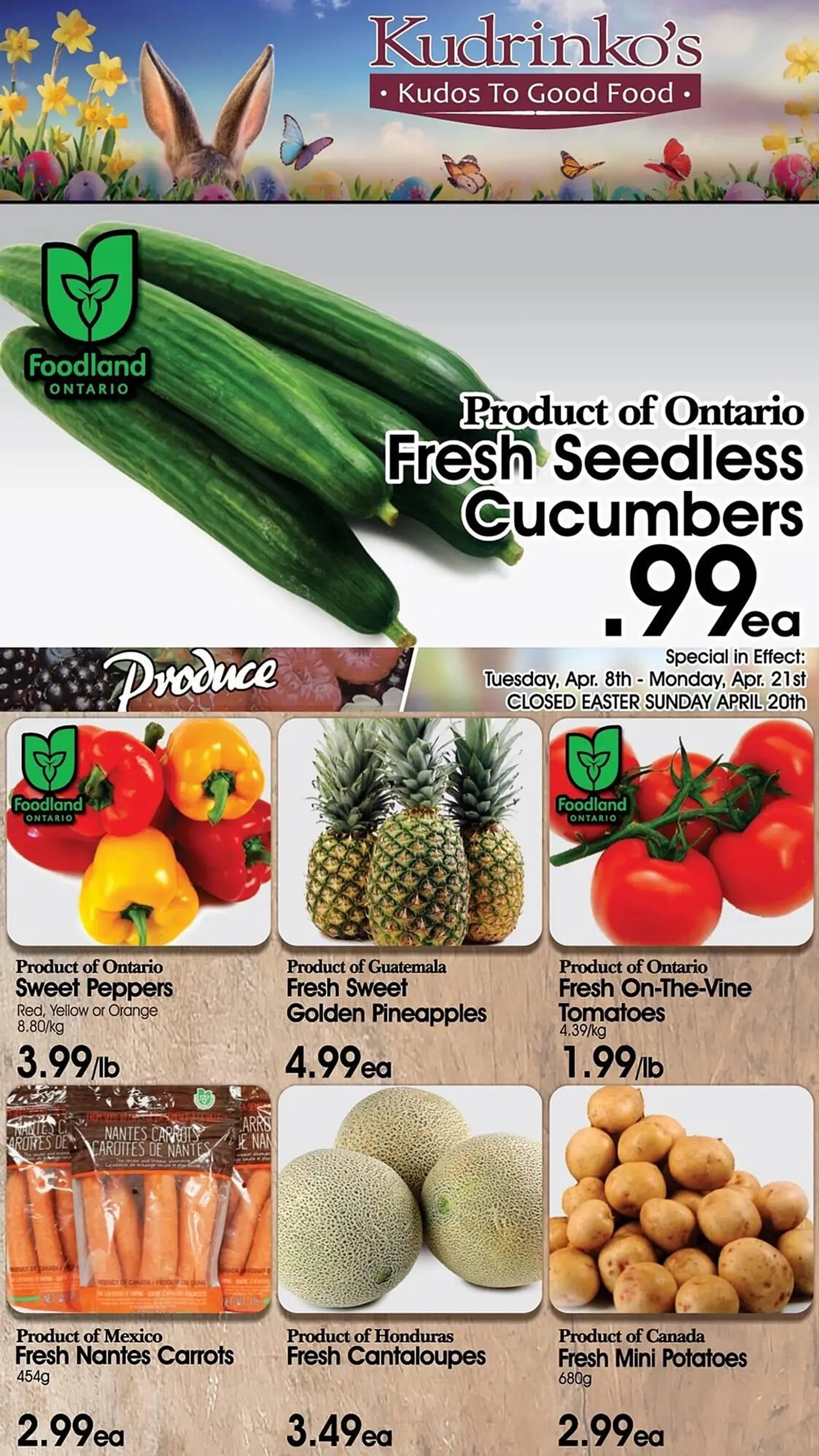 Kudrinko's flyer from April 10 to April 16 2025 - flyer page 2