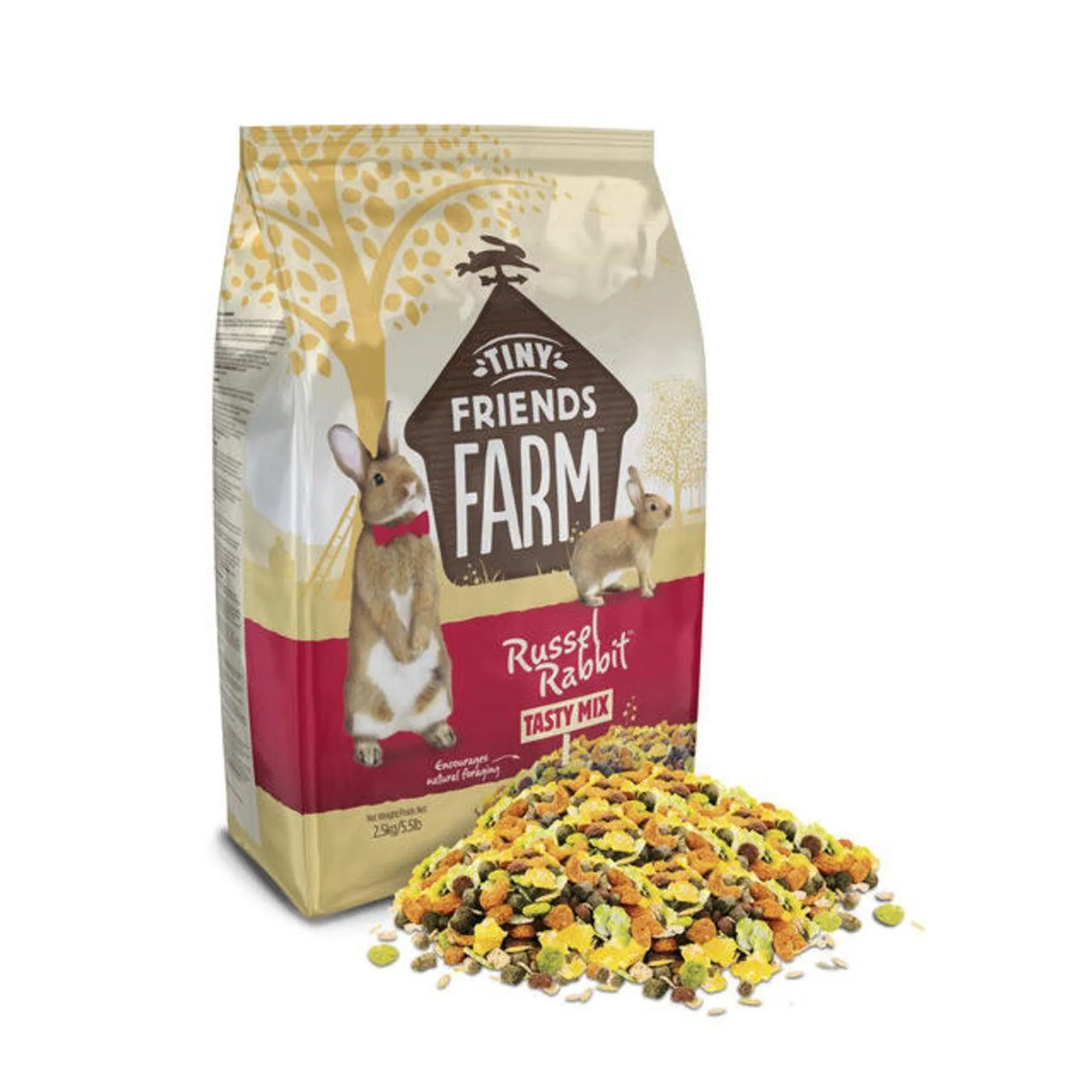 Tiny Friends Farm, Russel Rabbit Tasty Mix - 907 g