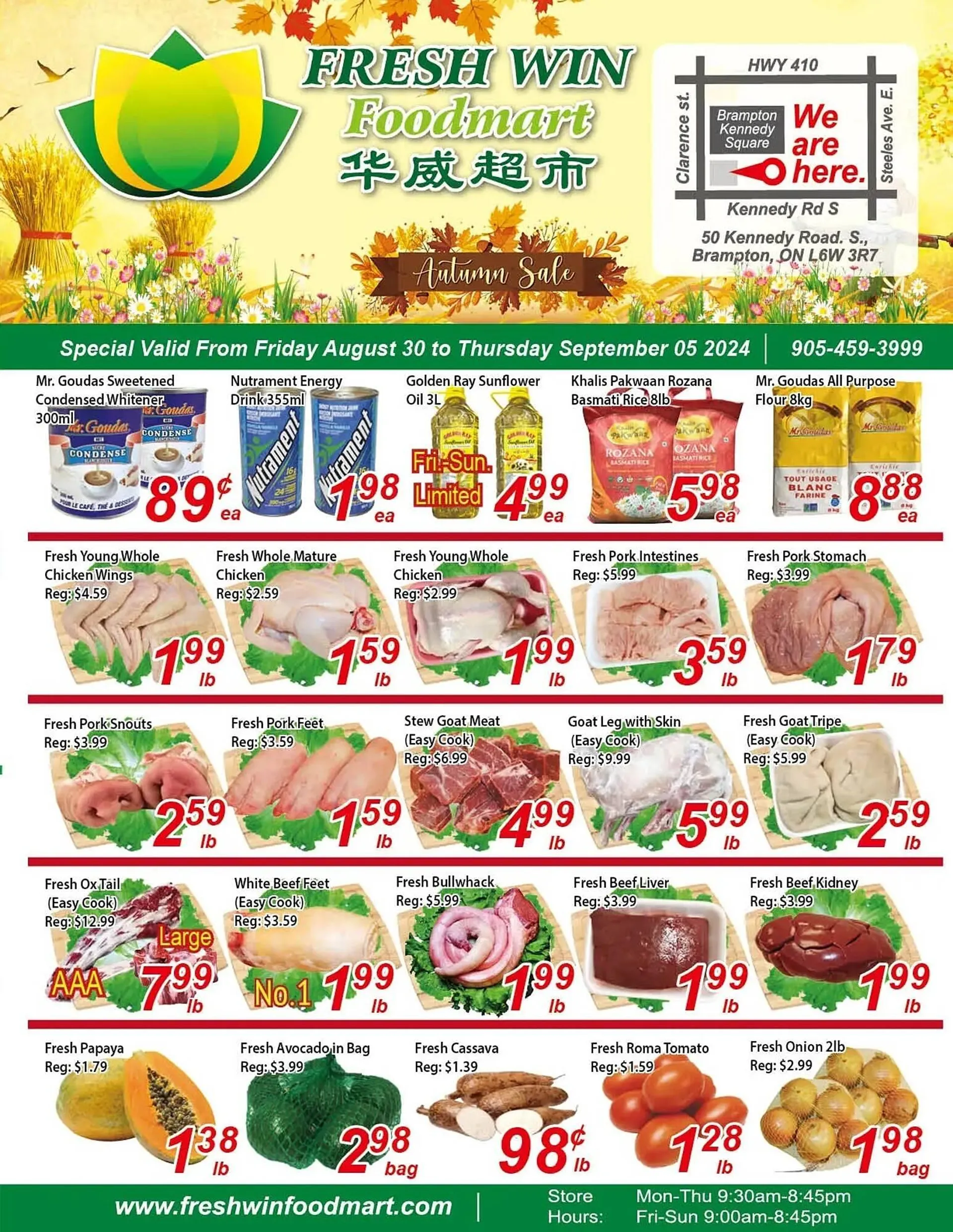 Fresh Win Foodmart flyer - 1