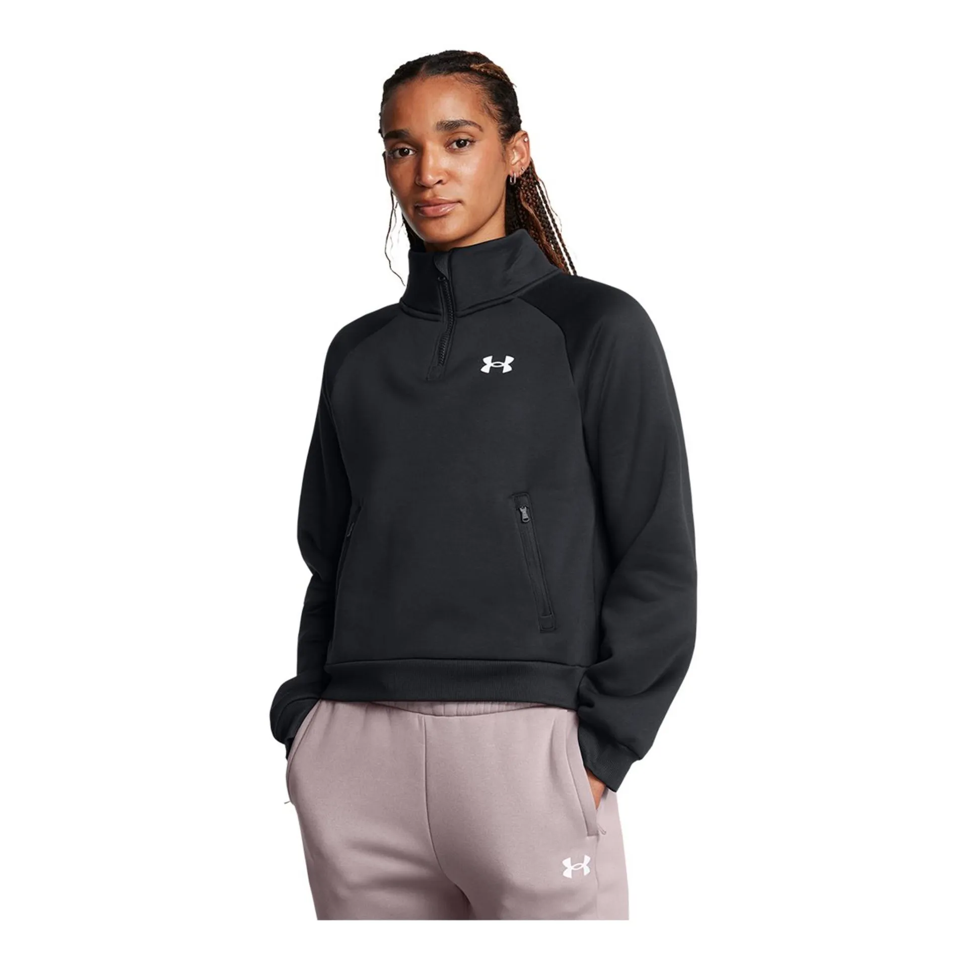 Under Armour Women's Armour Fleece Pro Half Zip Long Sleeve Top