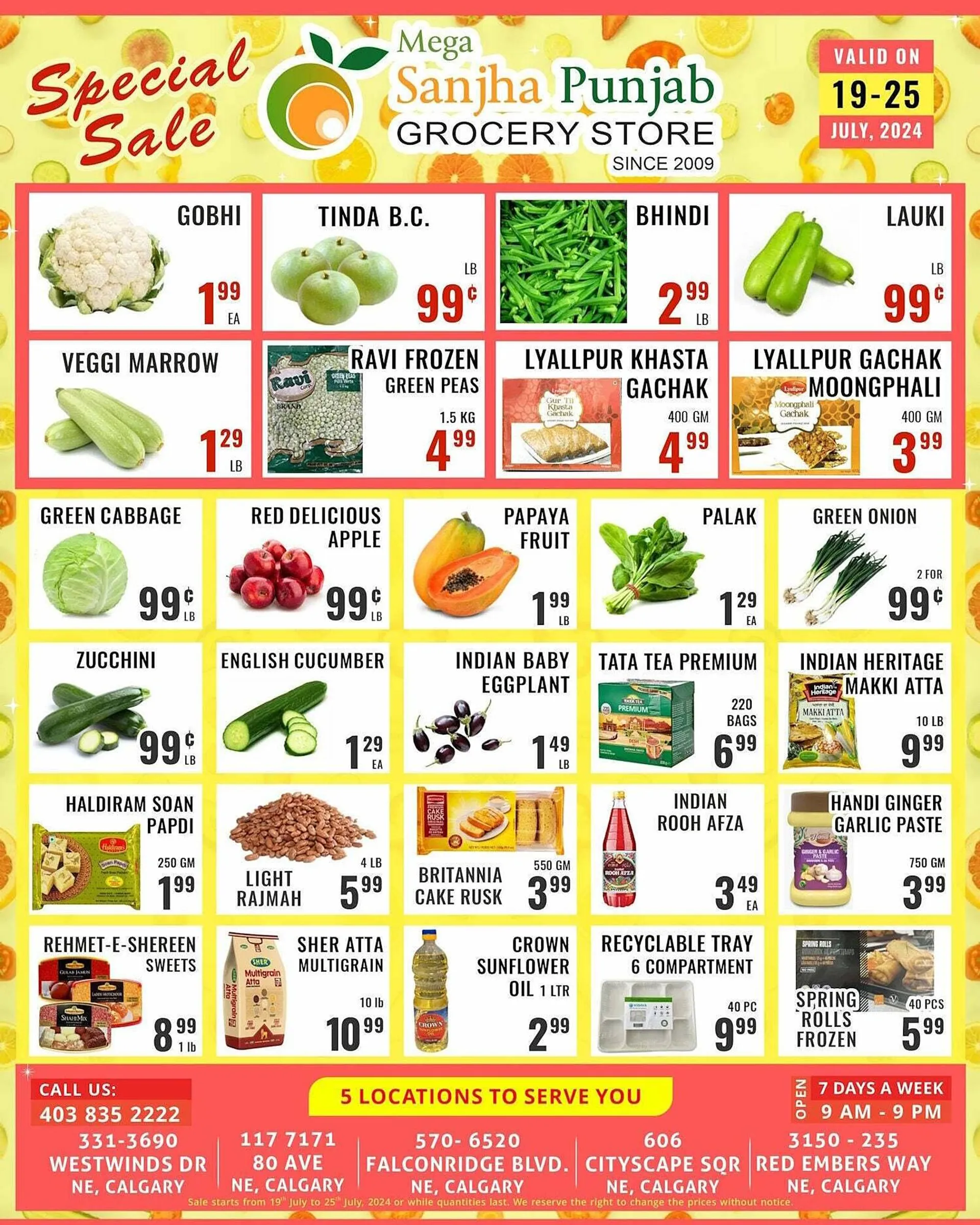 Mega Sanjha Punjab Grocery Store flyer - 1