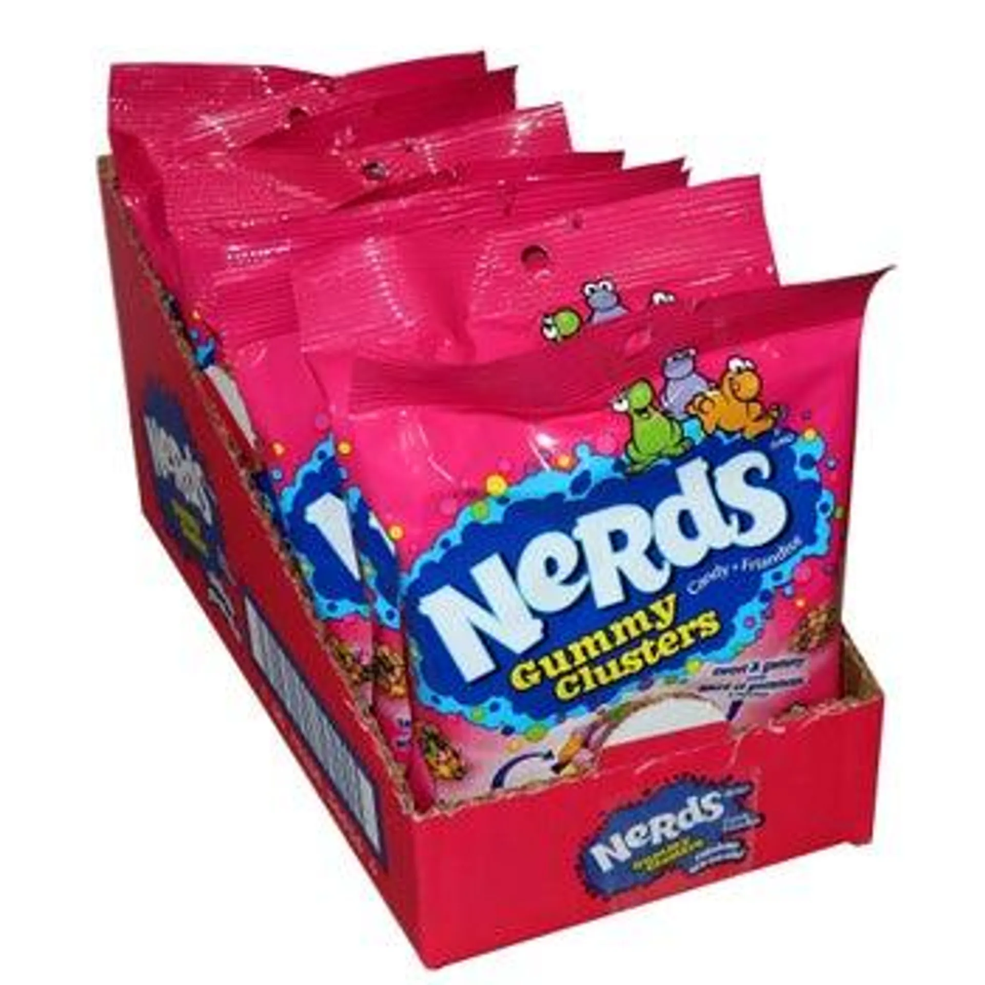 Nerds Gummy Clusters Rainbow, 10 × 142 g