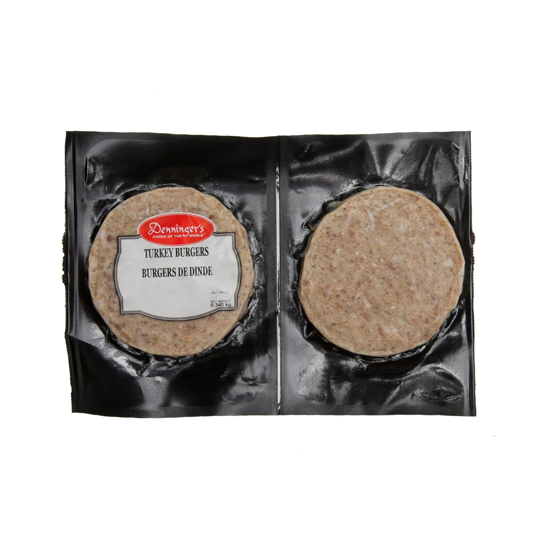 Turkey Burger - 2 x 170 g -Frozen