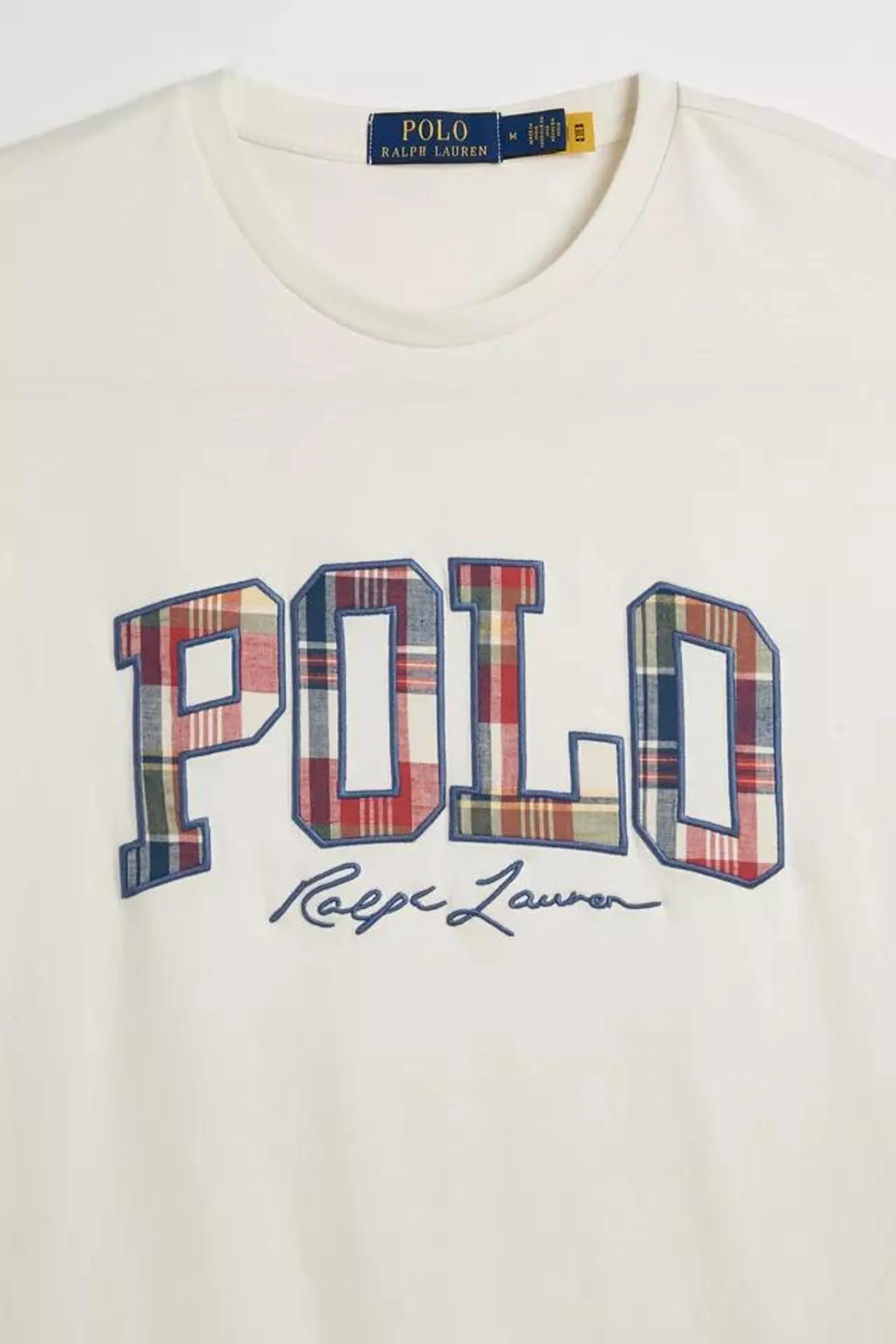 Polo Ralph Lauren Madras Logo Tee