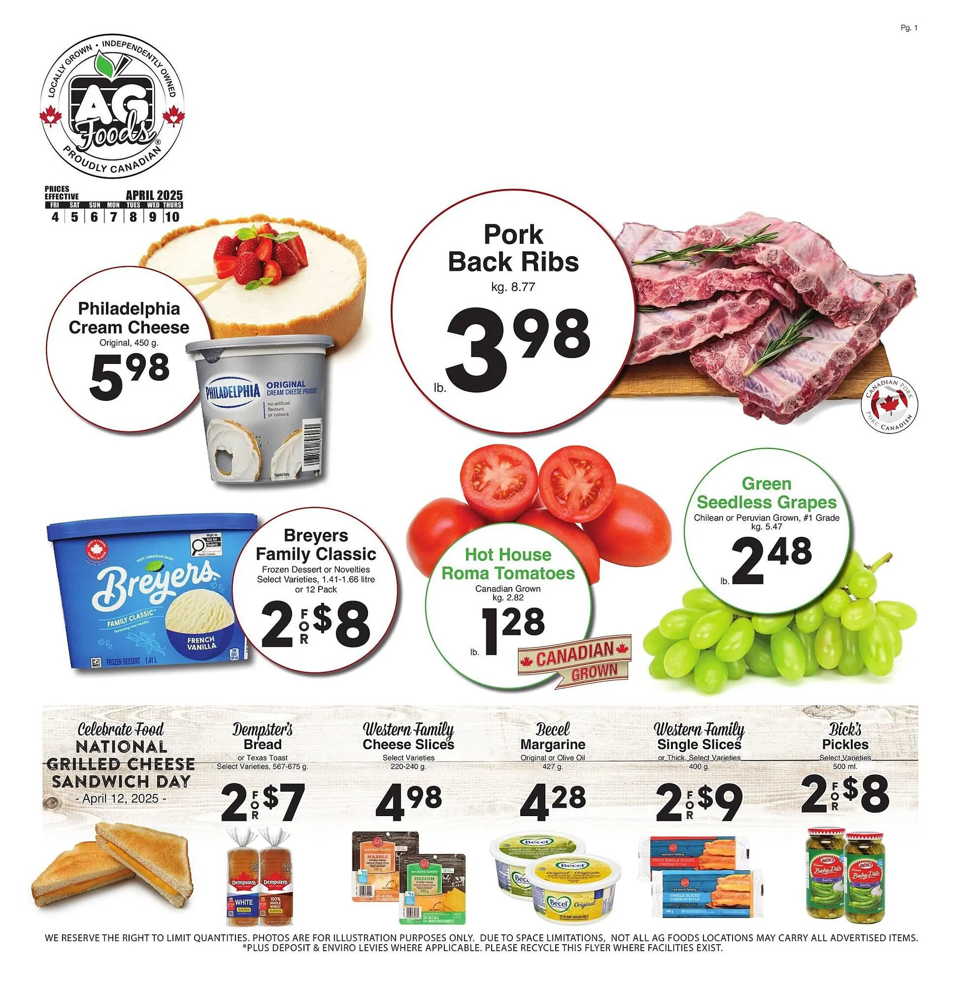 AG Foods flyer - 1