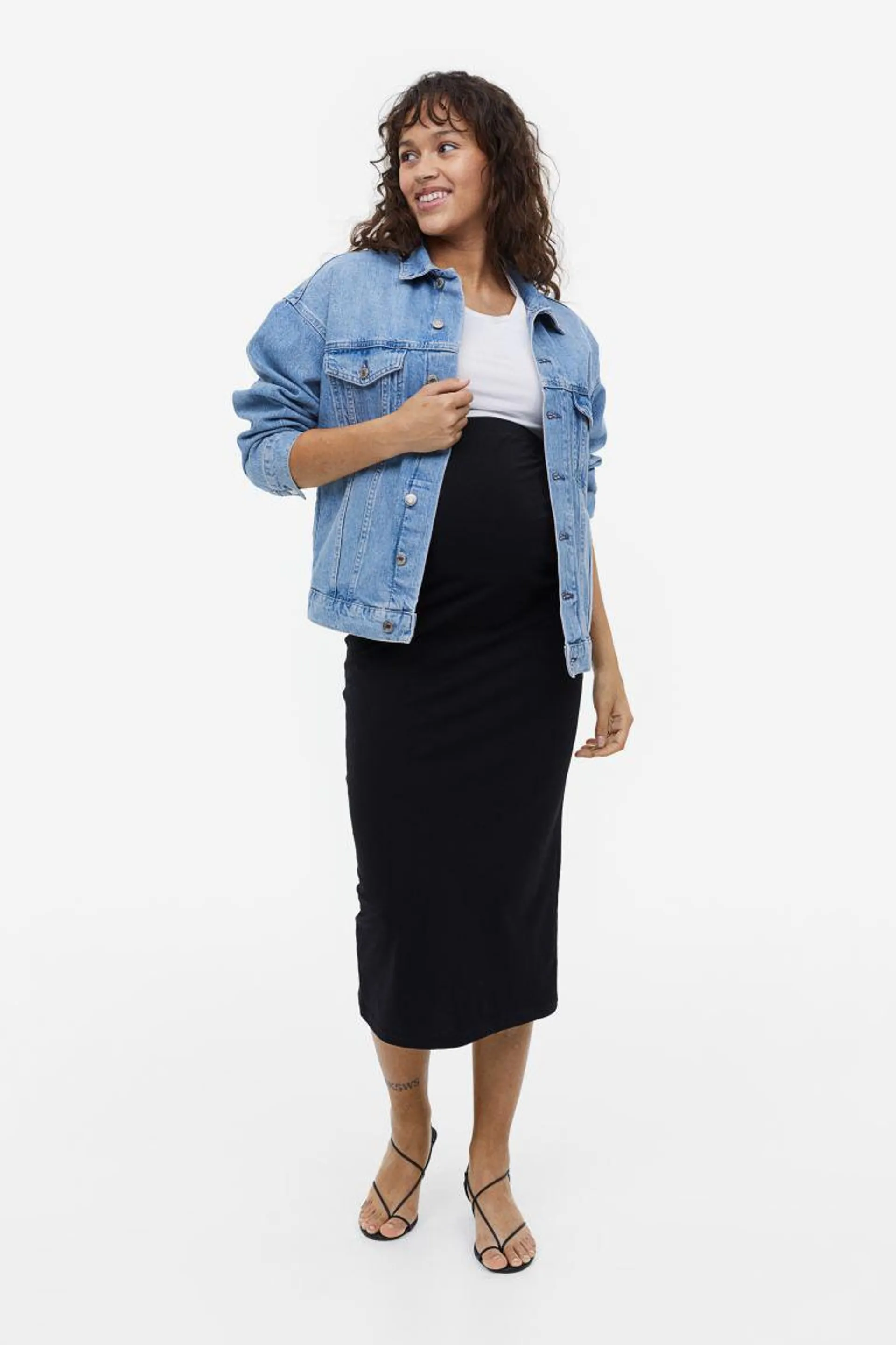 MAMA Cotton Jersey Skirt