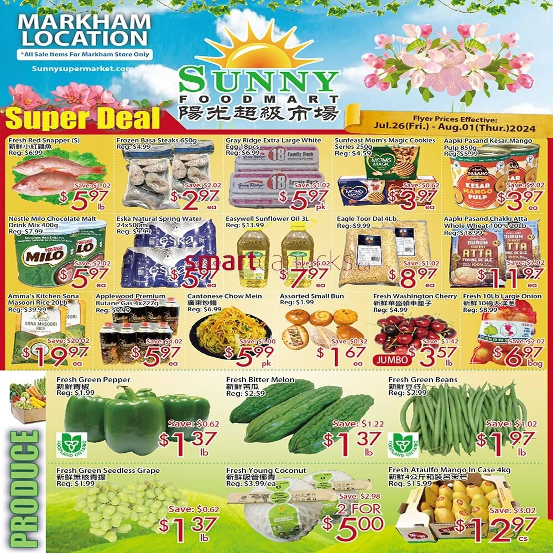 Sunny Food Mart flyer - 1