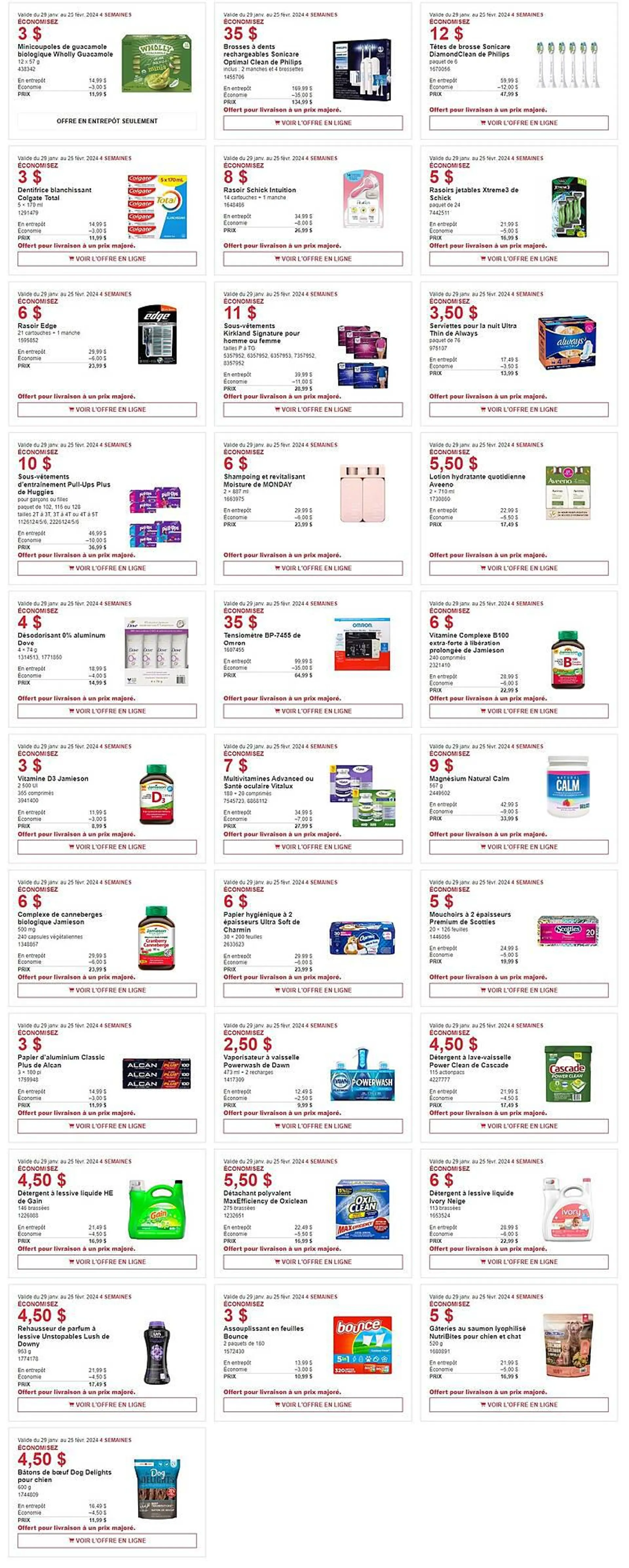 Costco flyer from January 29 to February 25 2024 - flyer page 3