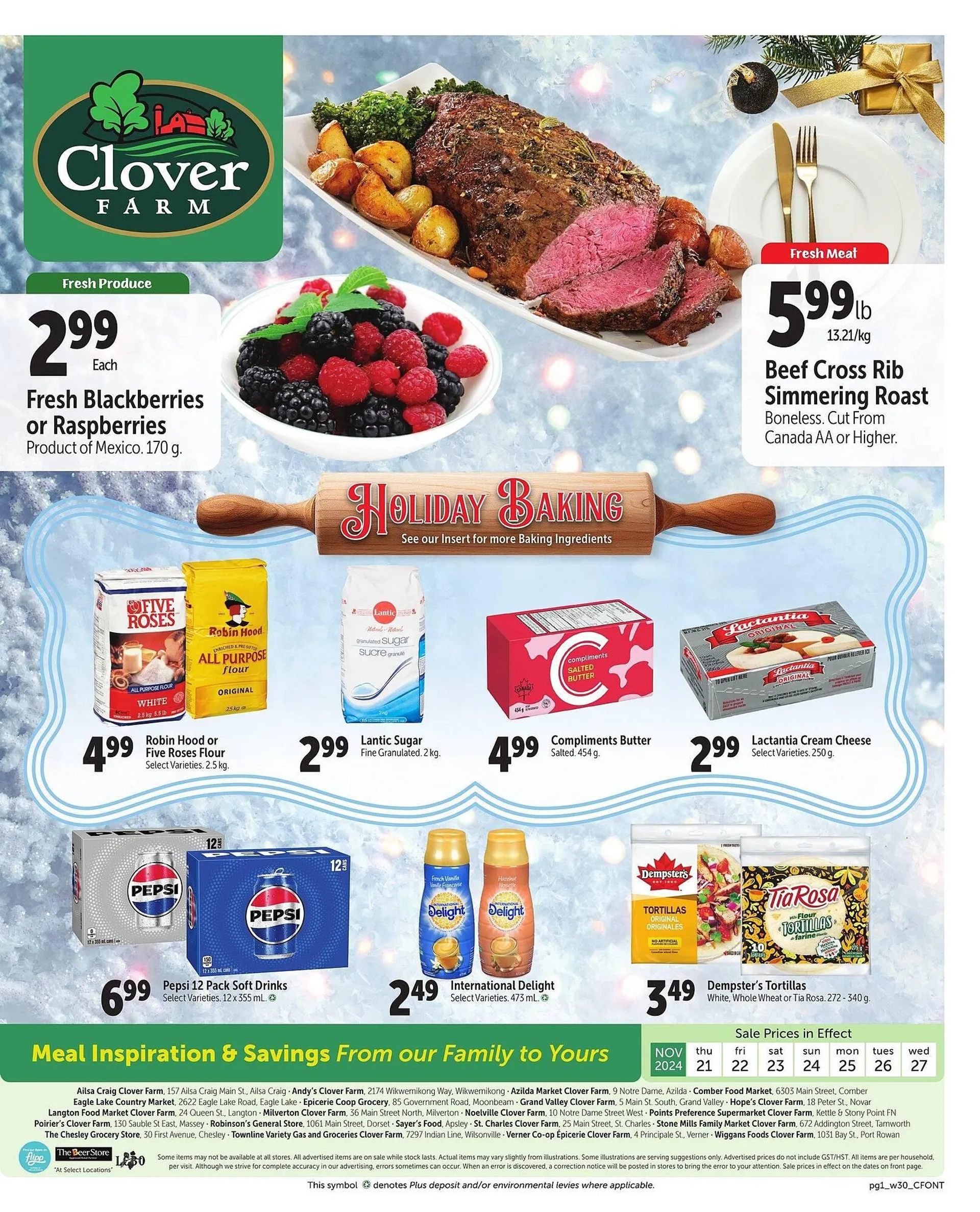 Clover Farm flyer - 1