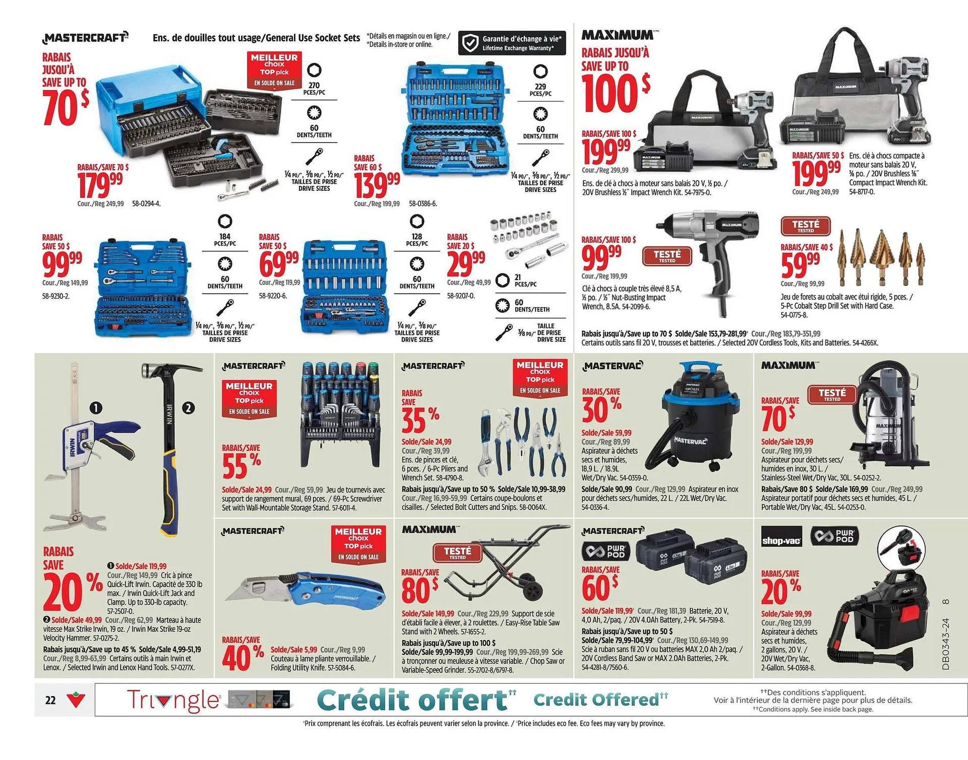 Canadian Tire flyer from October 17 to October 23 2024 - flyer page 22