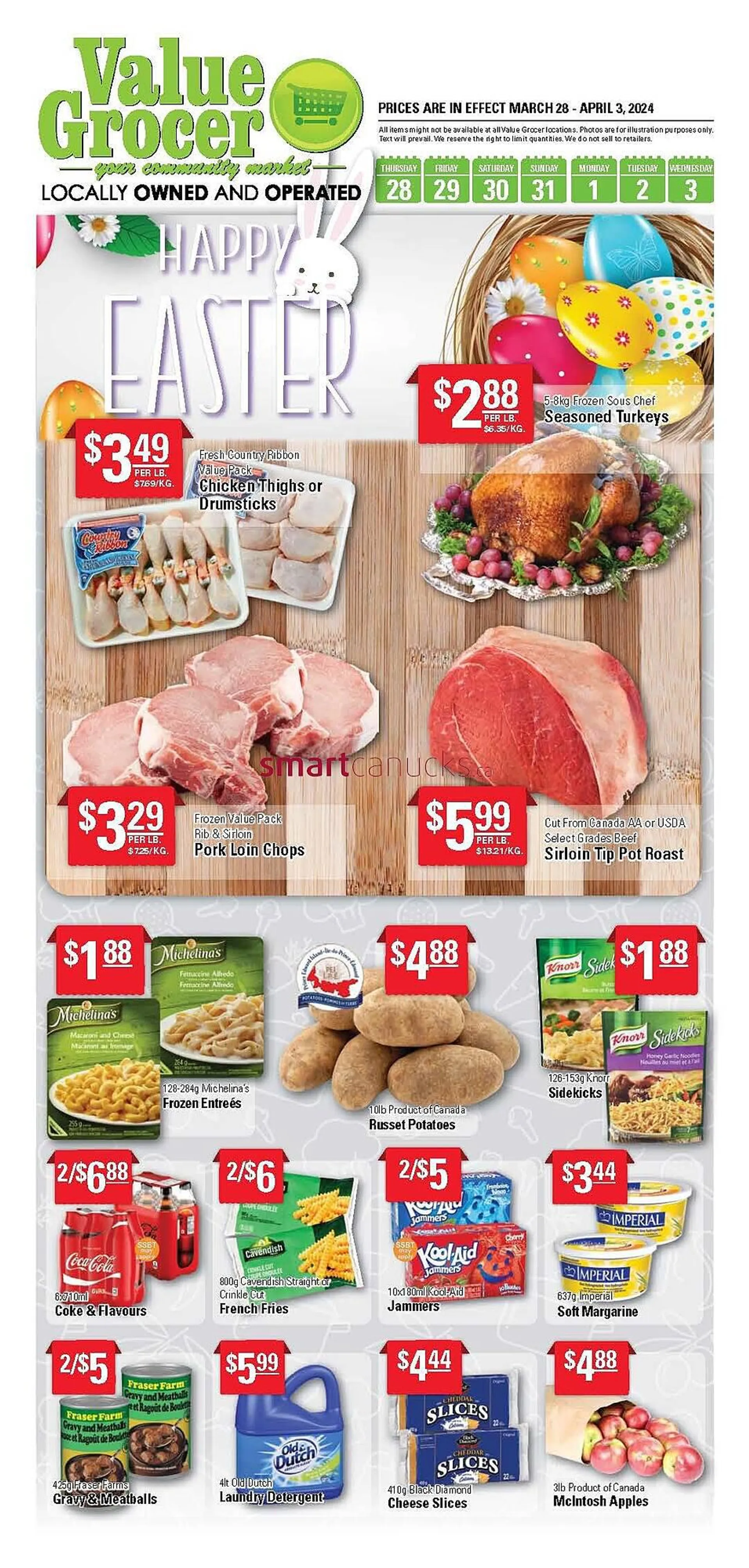 Value Grocer flyer from March 27 to April 2 2024 - flyer page 