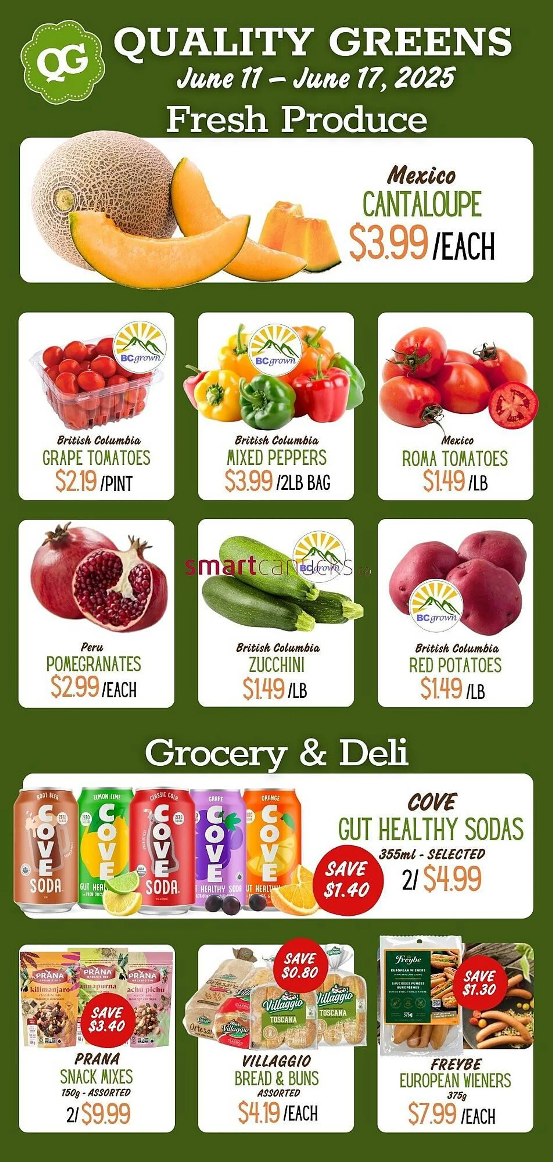 Quality Greens flyer from June 11 to June 17 2025 - flyer page 1