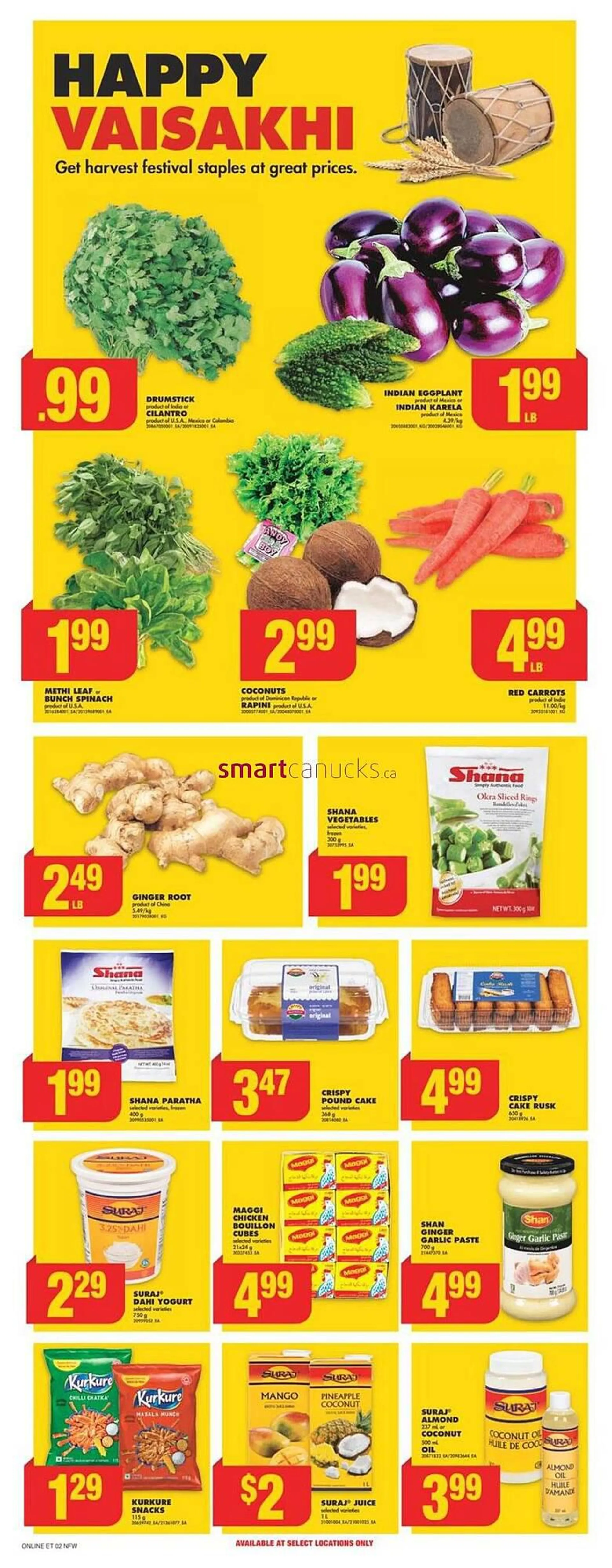 No Frills flyer from March 27 to April 2 2024 - flyer page 11