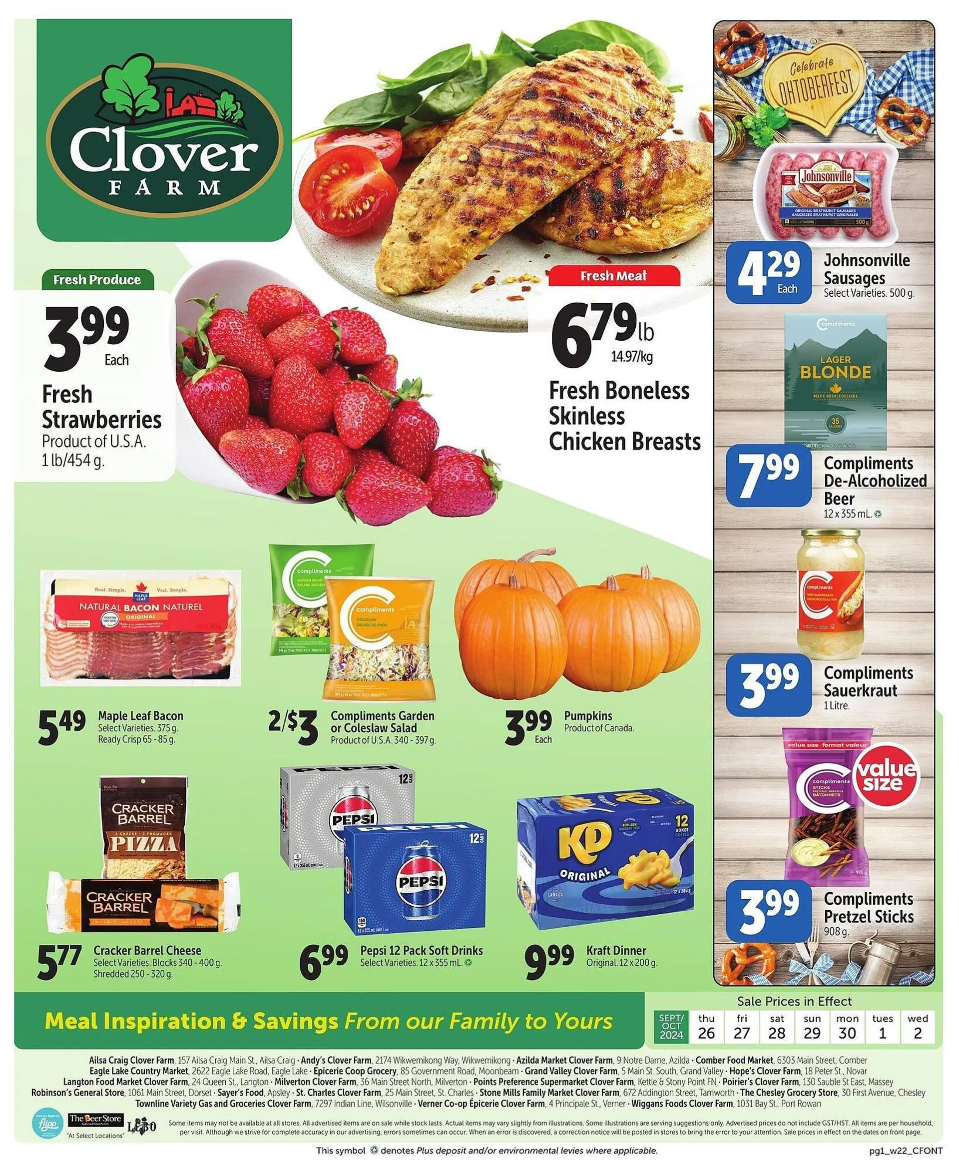 Clover Farm flyer - 1