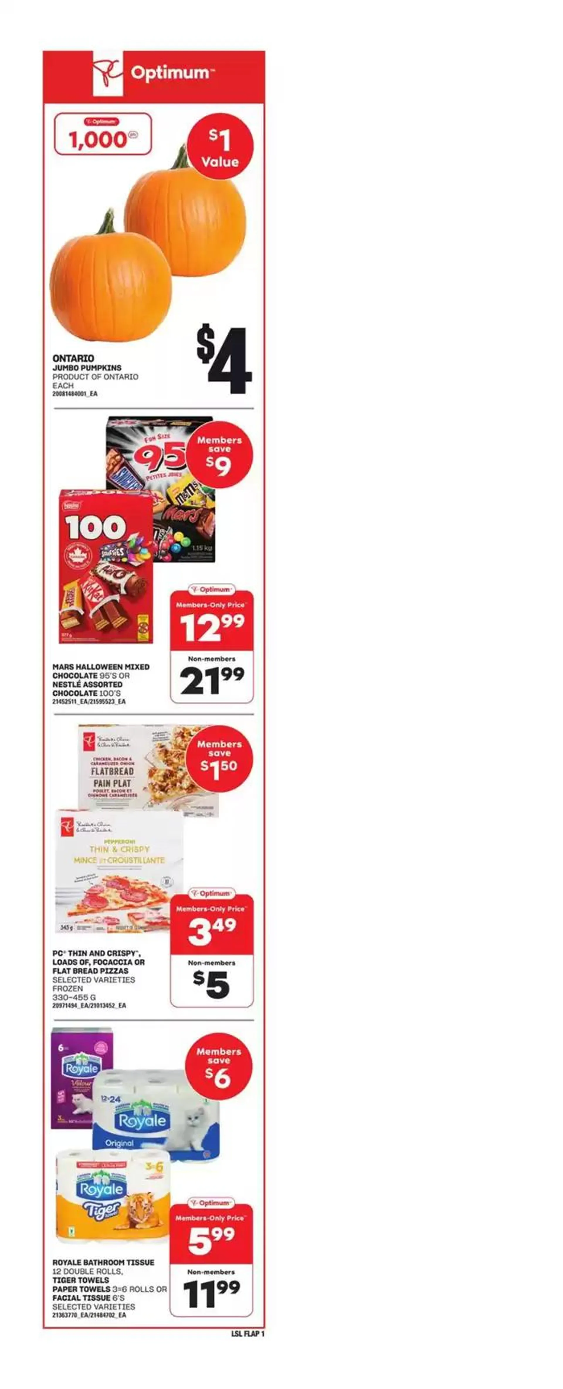 Wide range of offers from October 17 to October 23 2024 - flyer page 1