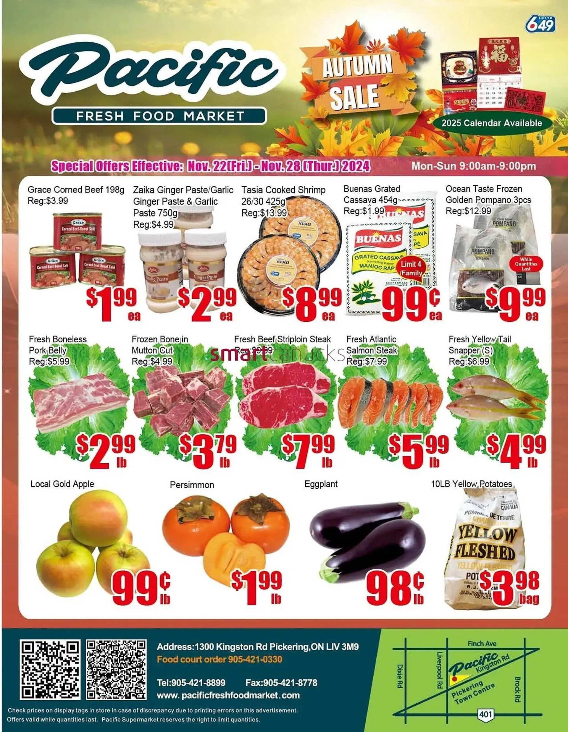 New Pacific Supermarket flyer - 1