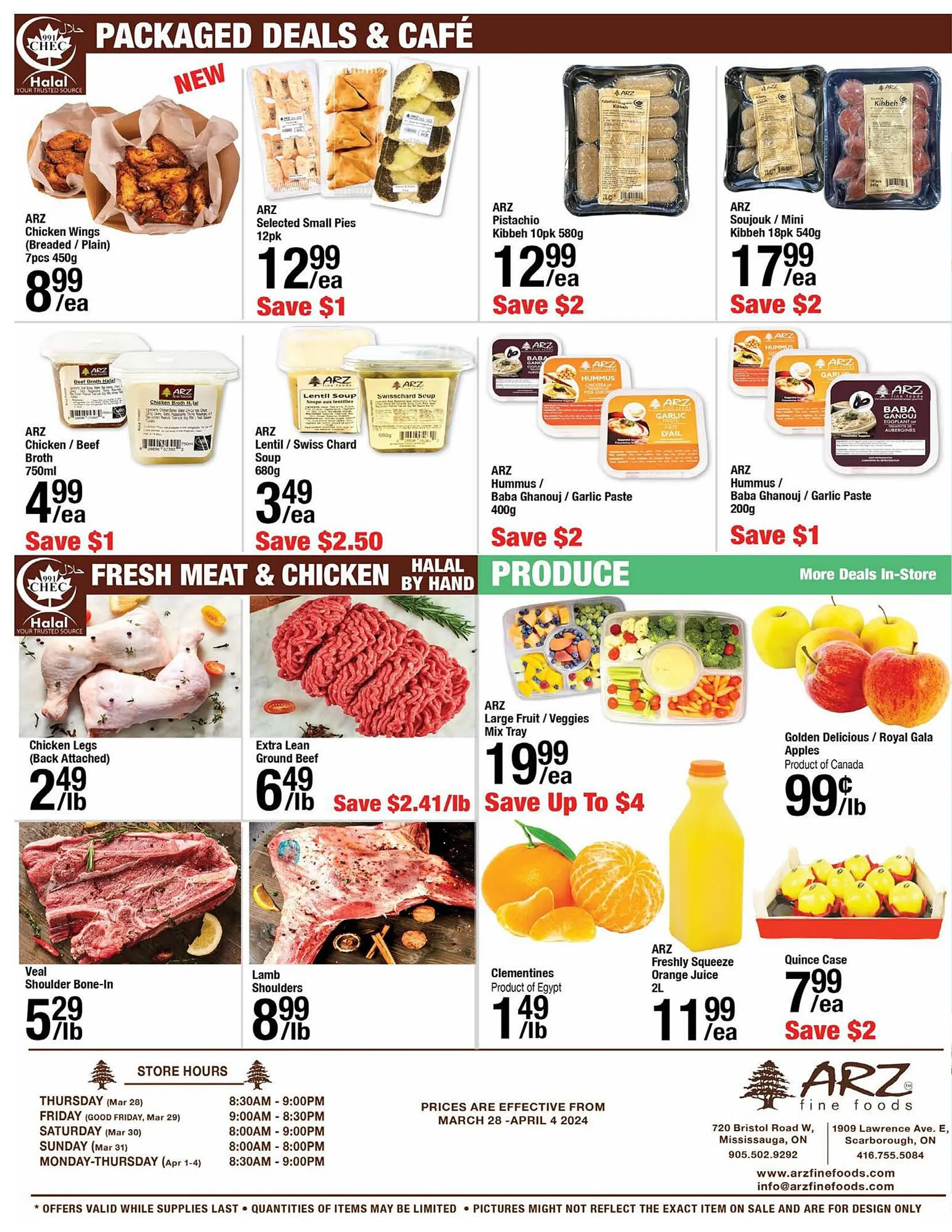 Arz Fine Foods flyer from March 28 to April 4 2024 - flyer page 8