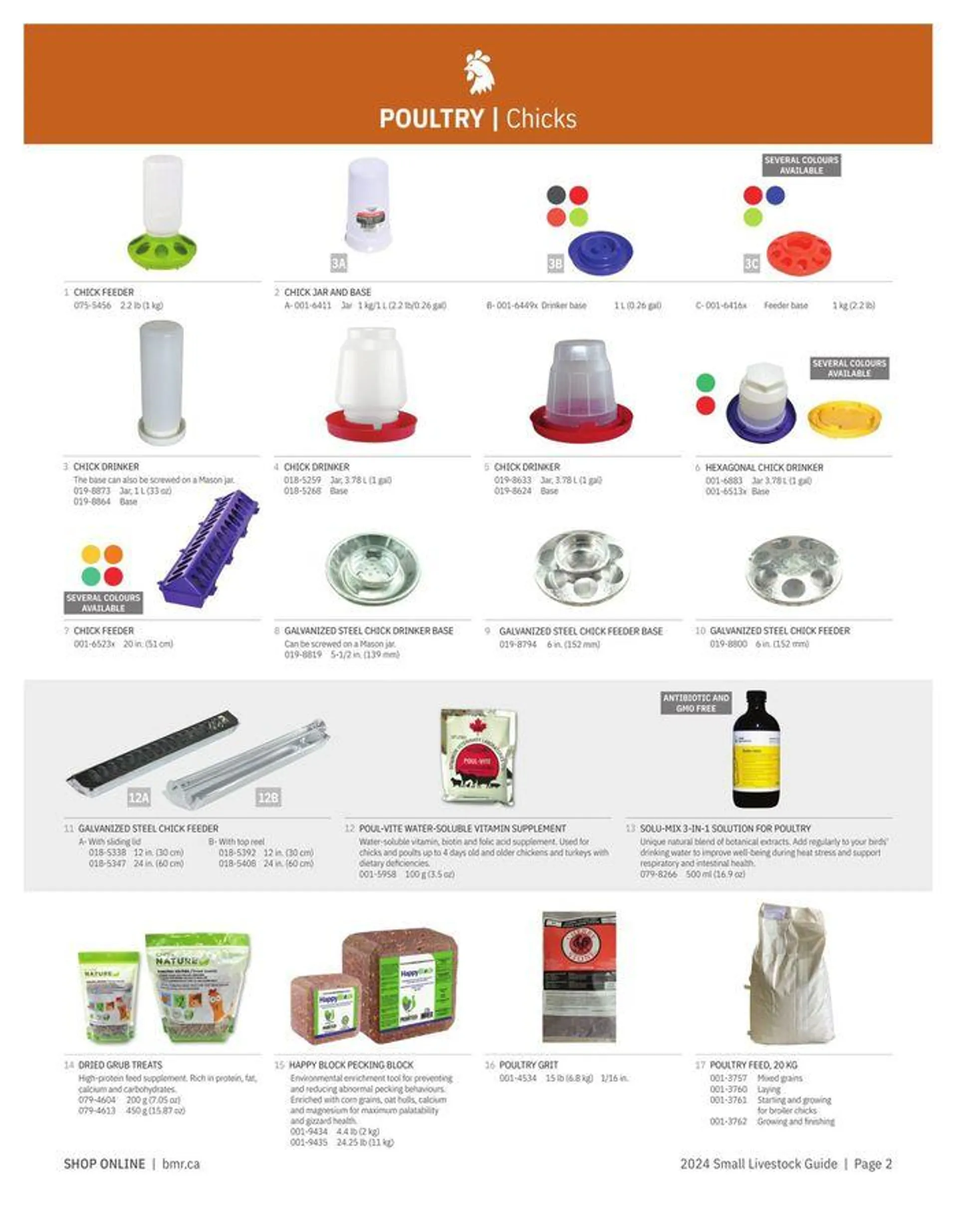 2024 Small Livestock Guide from April 25 to December 31 2024 - flyer page 2