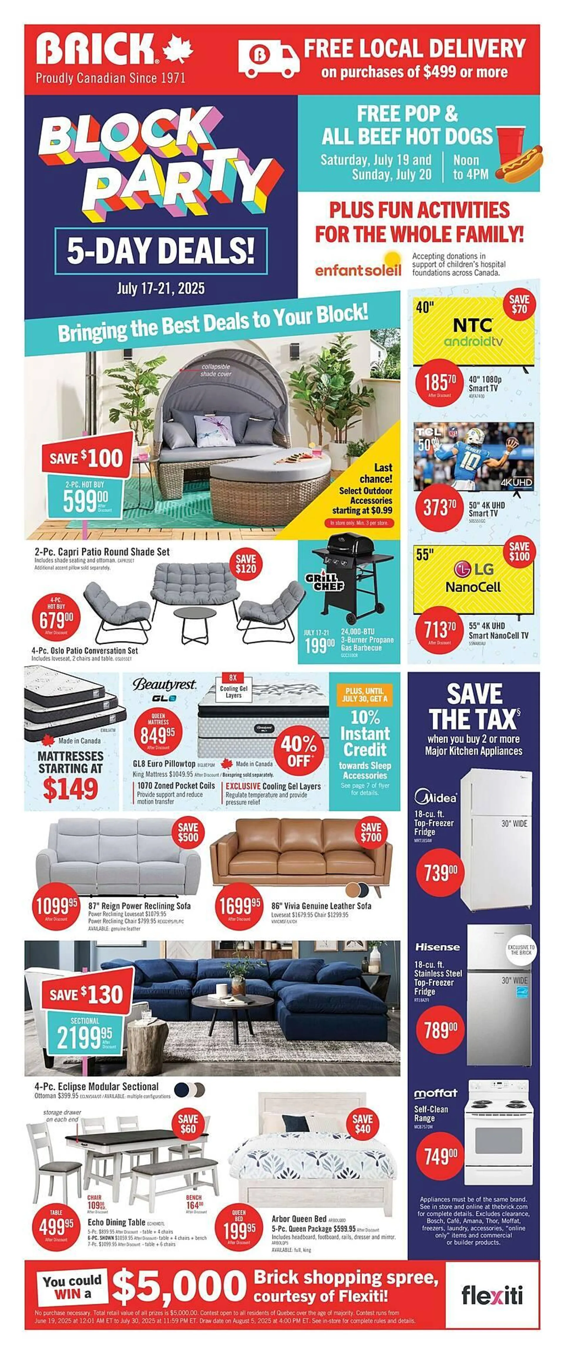 The Brick flyer from July 17 to July 31 2025 - flyer page 1