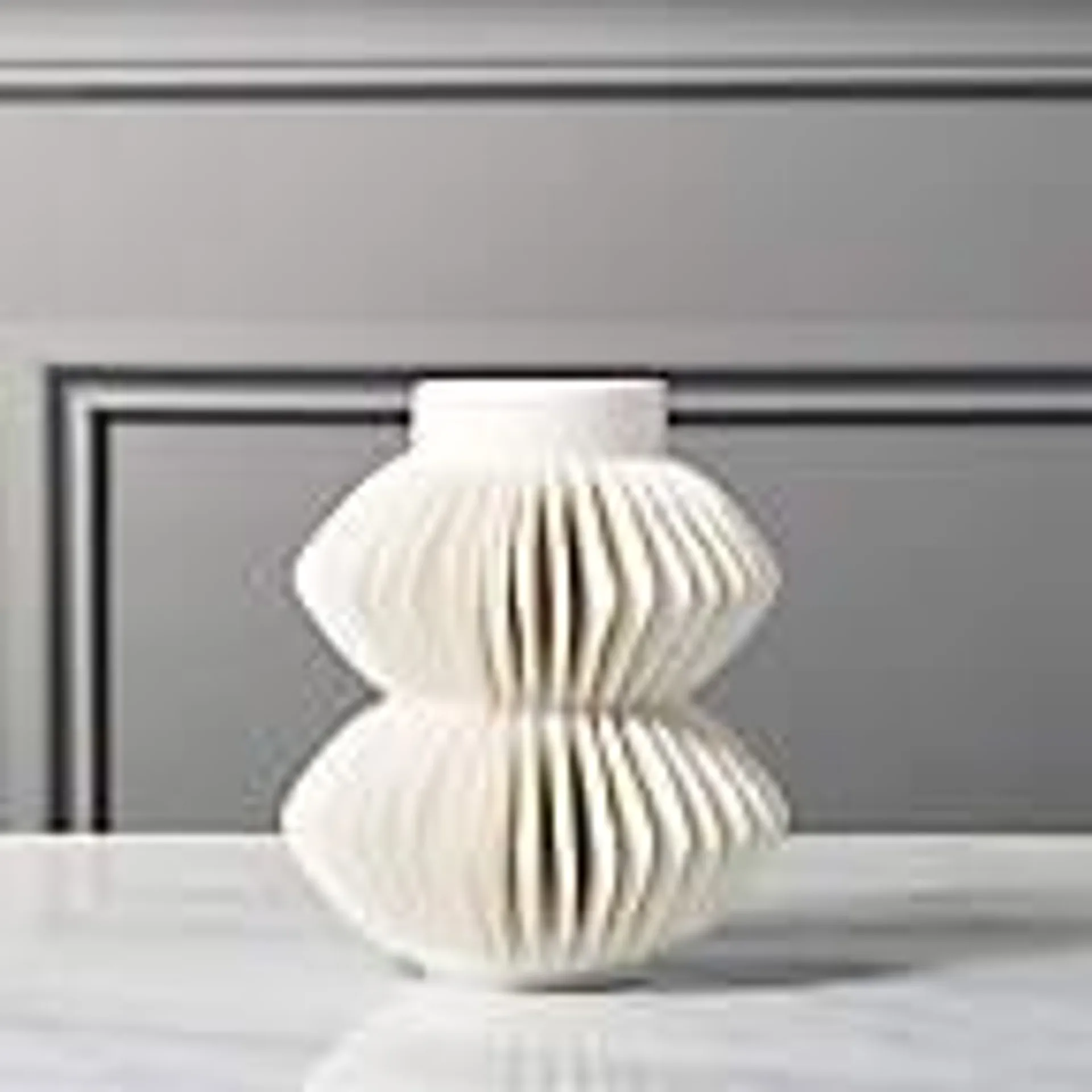 Celia White Porcelain Vase