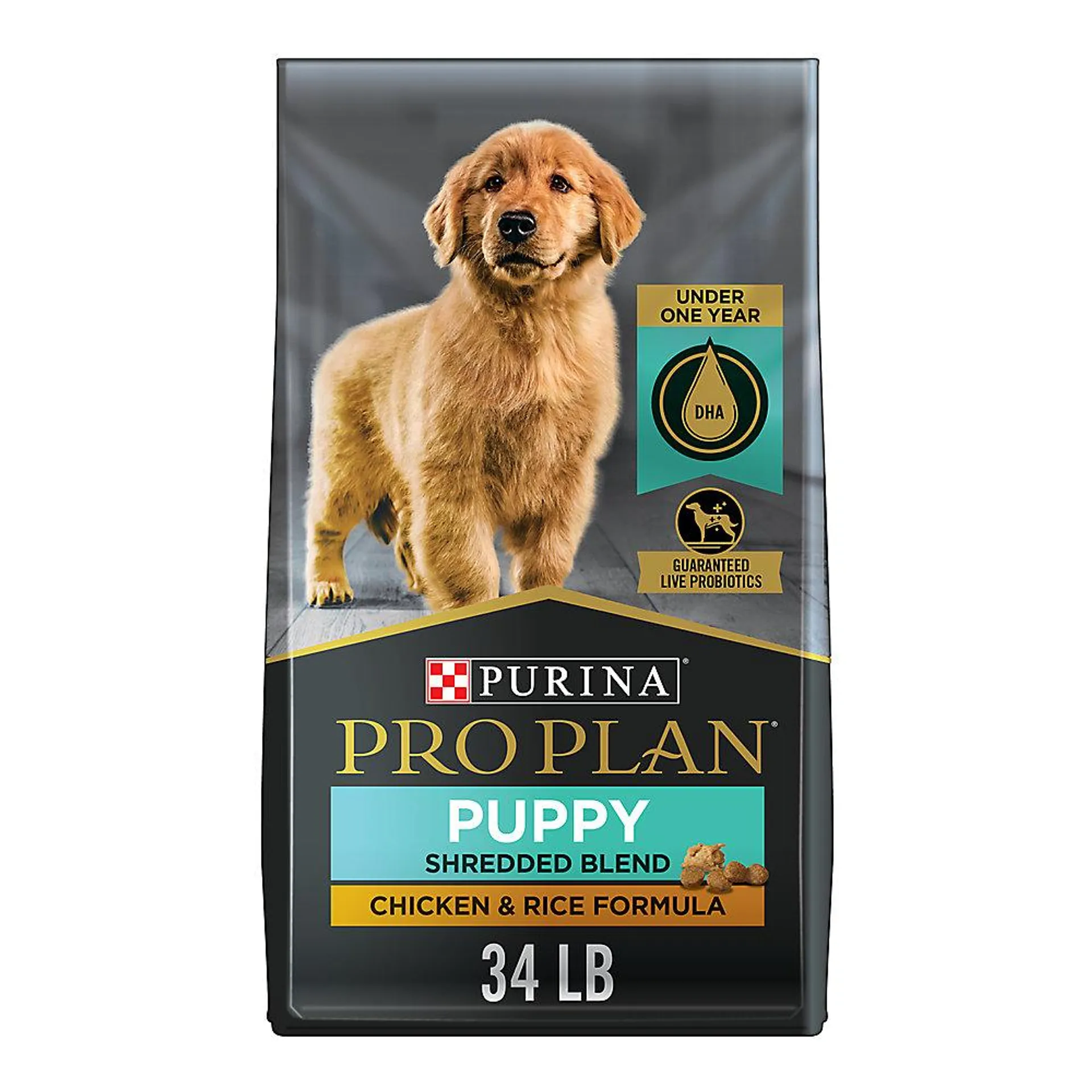 Purina Pro Plan Shredded Blend Puppy Dog Dry Food - High Protein, Chicken & Rice