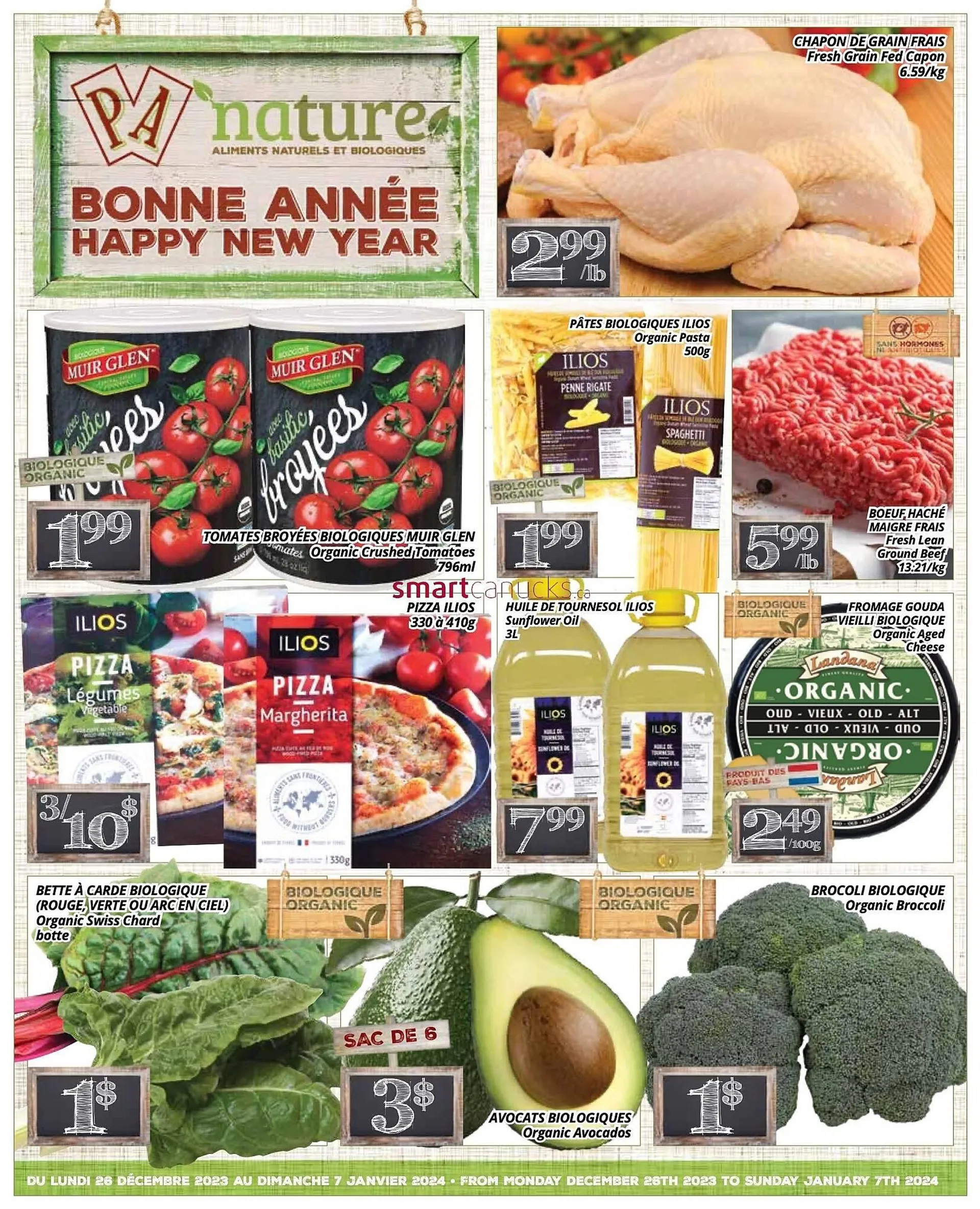 Supermarché PA flyer from December 26 to January 8 2024 - flyer page 