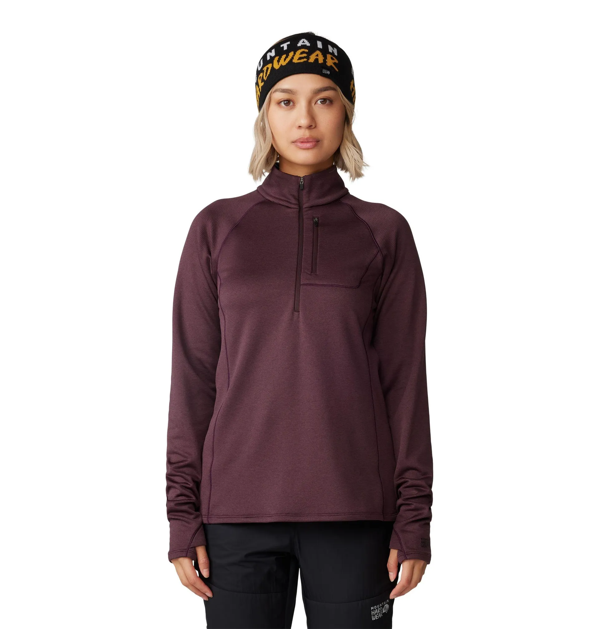 Mountain Hardwear Women's Glacial Trail™ 1/2 Zip Long Sleeve Top