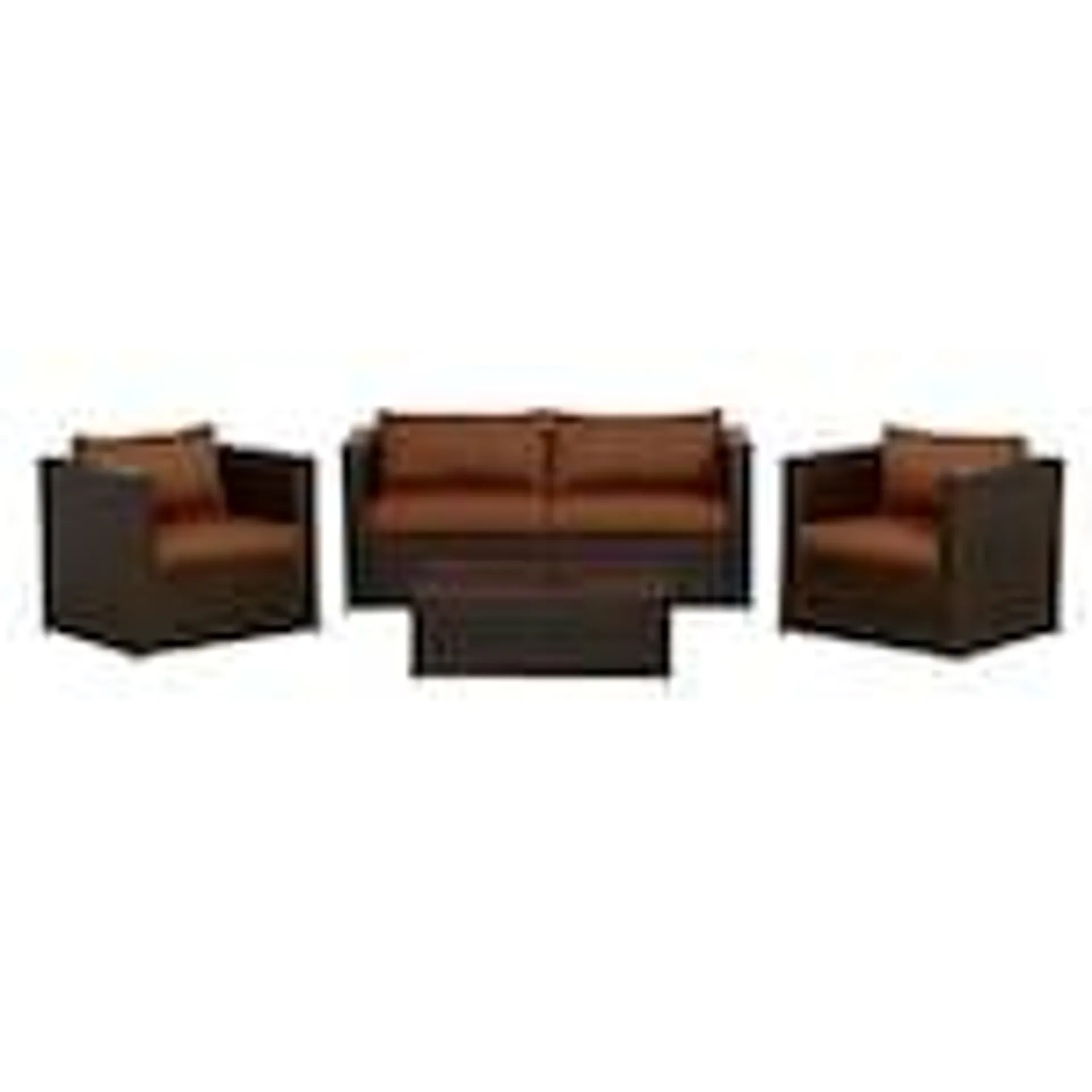 Palisades 4-Piece Club Chair Patio Conversation Set