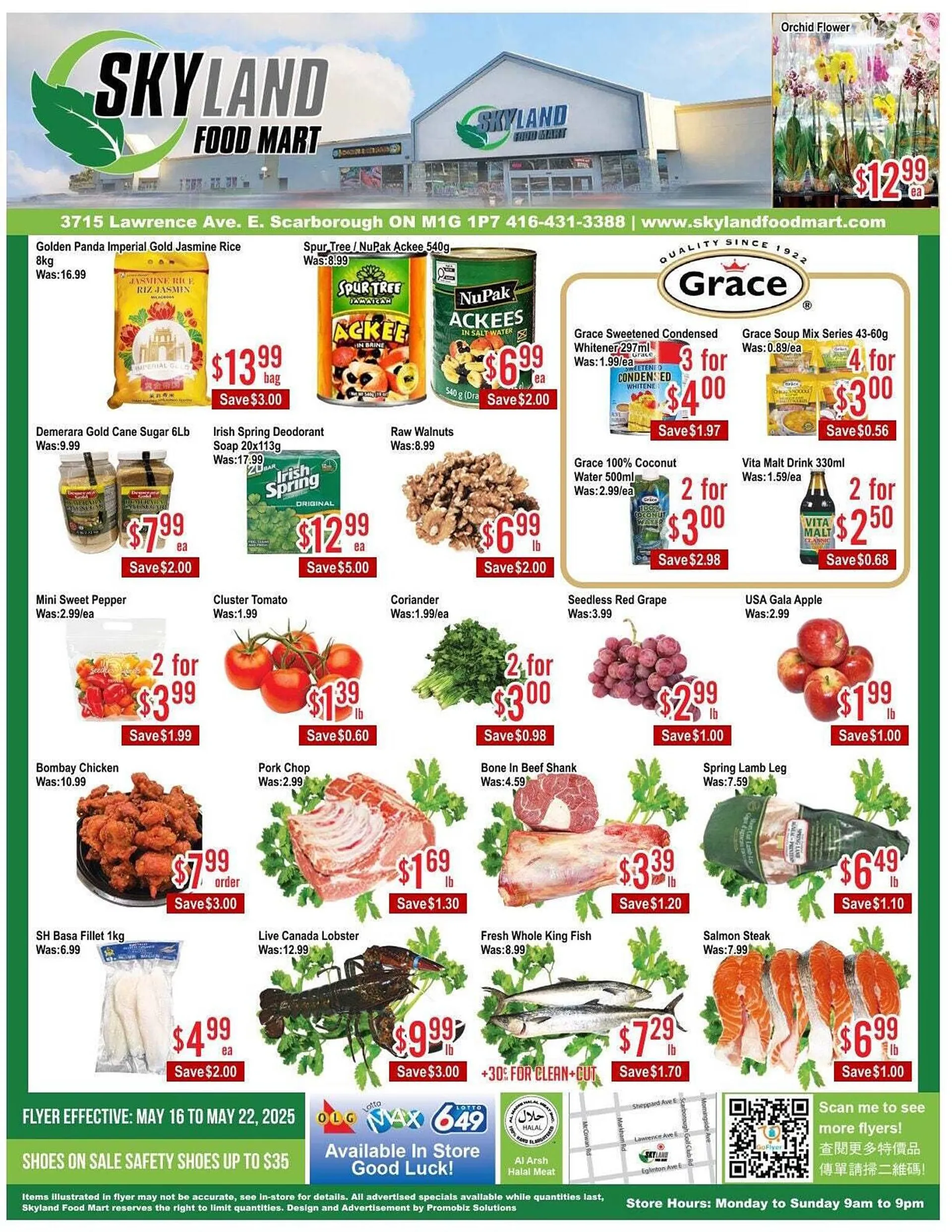 Skyland Foodmart flyer - 1