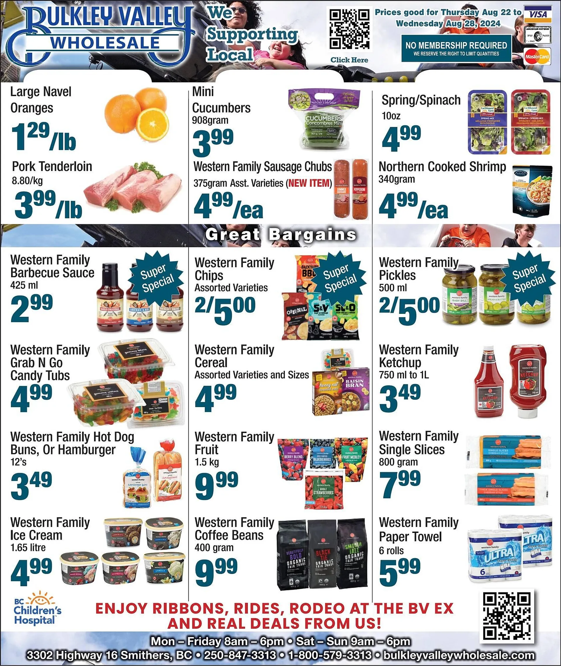 Bulkley Valley Wholesale flyer - 1