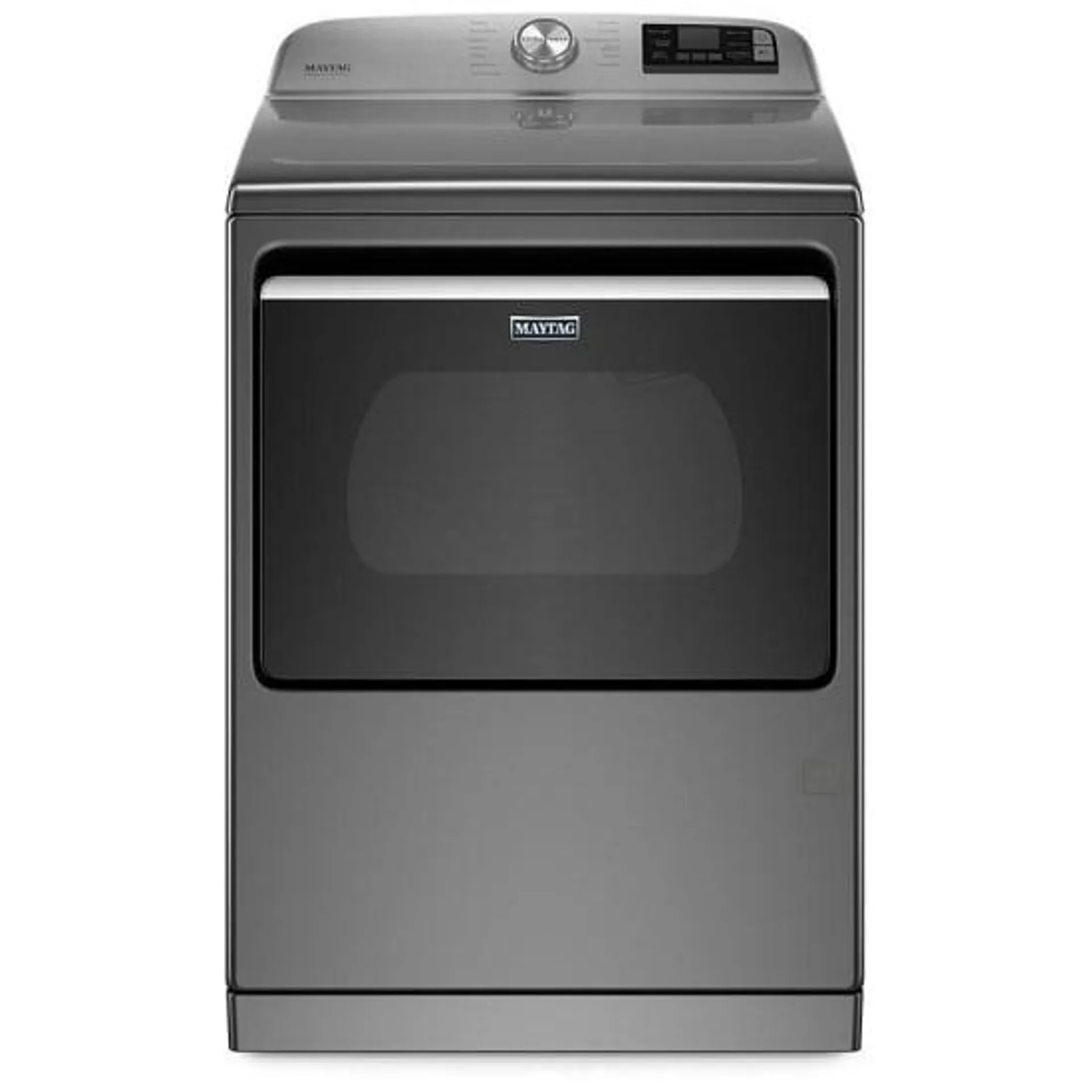 Maytag YMED7230HC Dryer, 27 inch Width, Electric, 7.4 cu. ft. Capacity, Steam Clean, 5 Temperature Settings, Steel Drum, Wifi Enabled, Metallic Slate colour