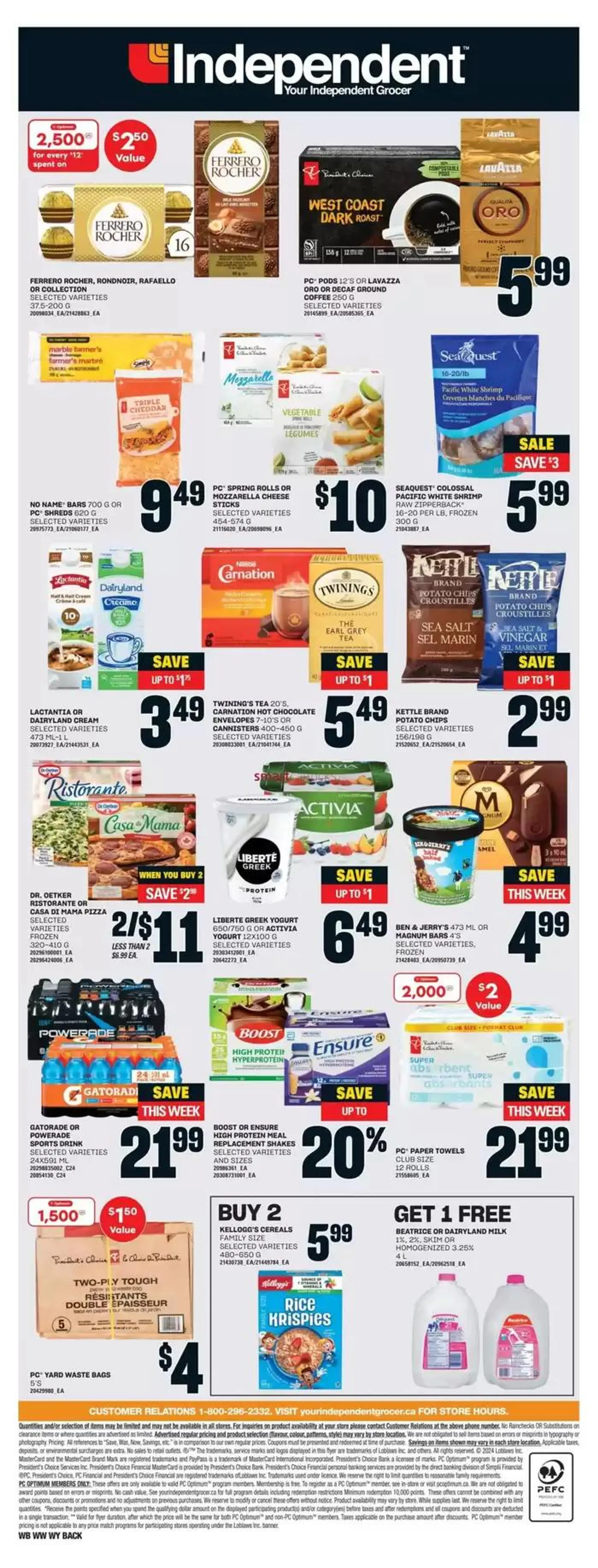 Independent Grocer weeky flyer from September 26 to October 2 2024 - flyer page 7