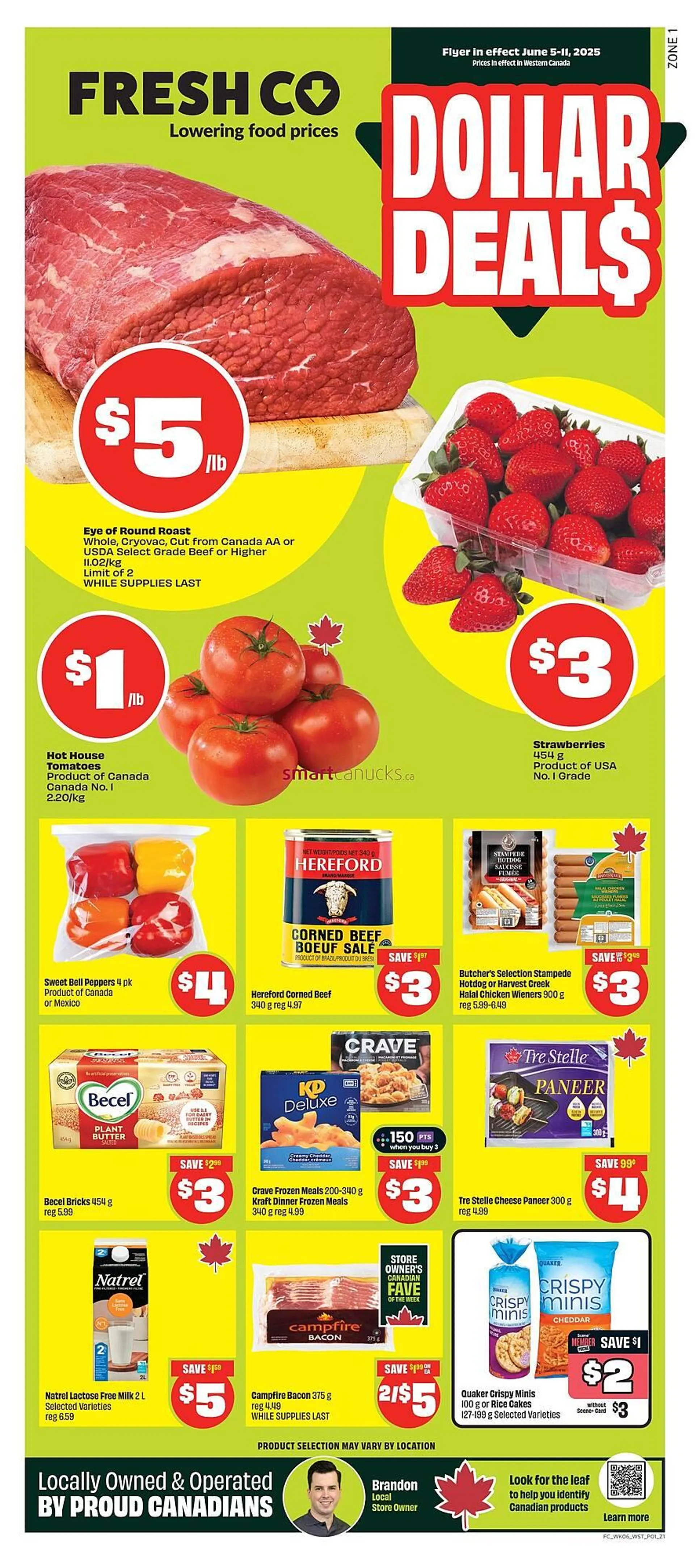 FreshCo flyer from June 4 to June 10 2025 - flyer page 1