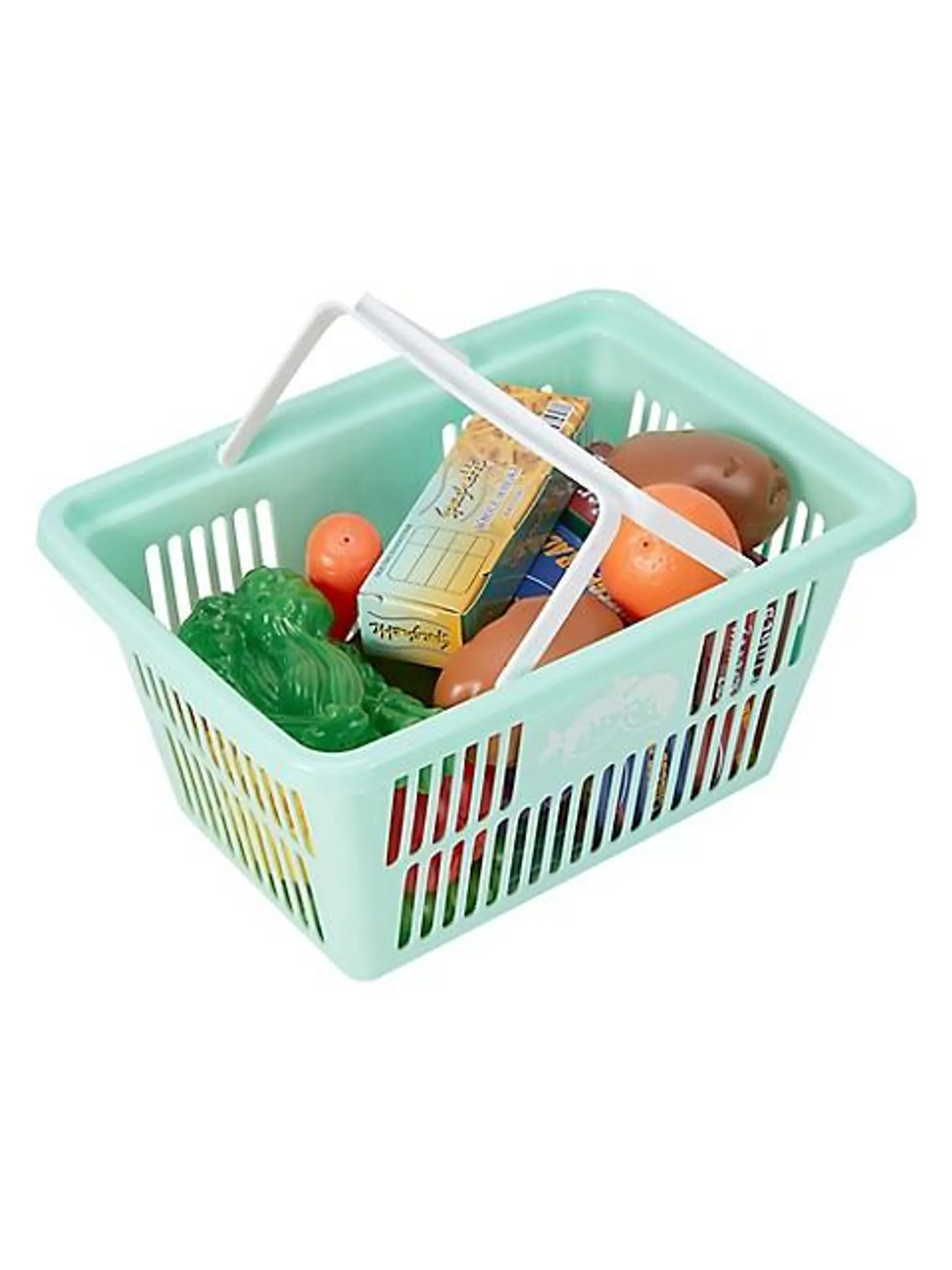 20-Piece Basket With Play Food Set