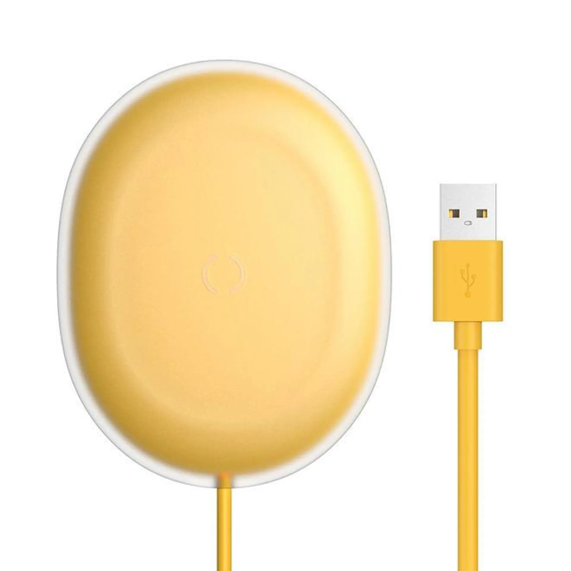 Jelly Wireless Charger 15W Fast Qi Wireless Charger for iPhone Airpods - Baseus - Yellow