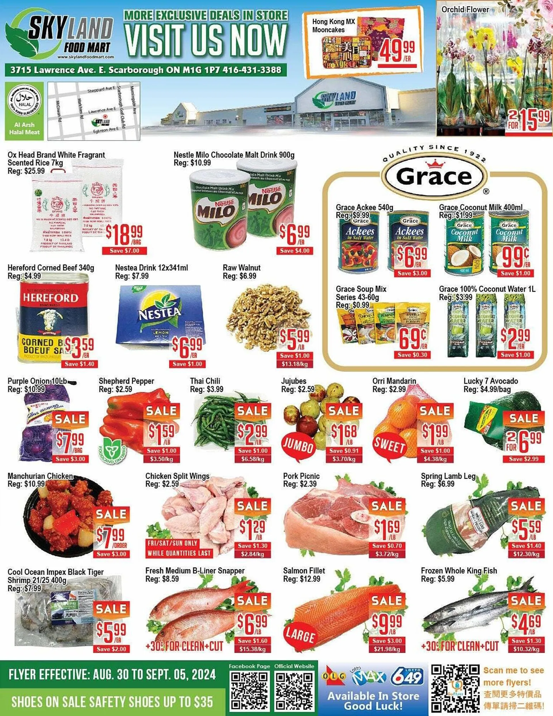 Skyland Foodmart flyer - 1