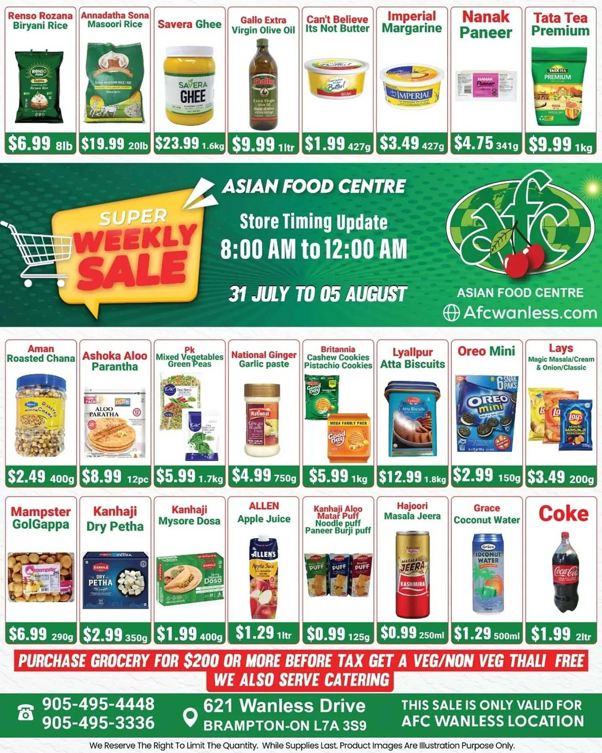 Asian Food Centre flyer from July 31 to August 6 2025 - flyer page 1