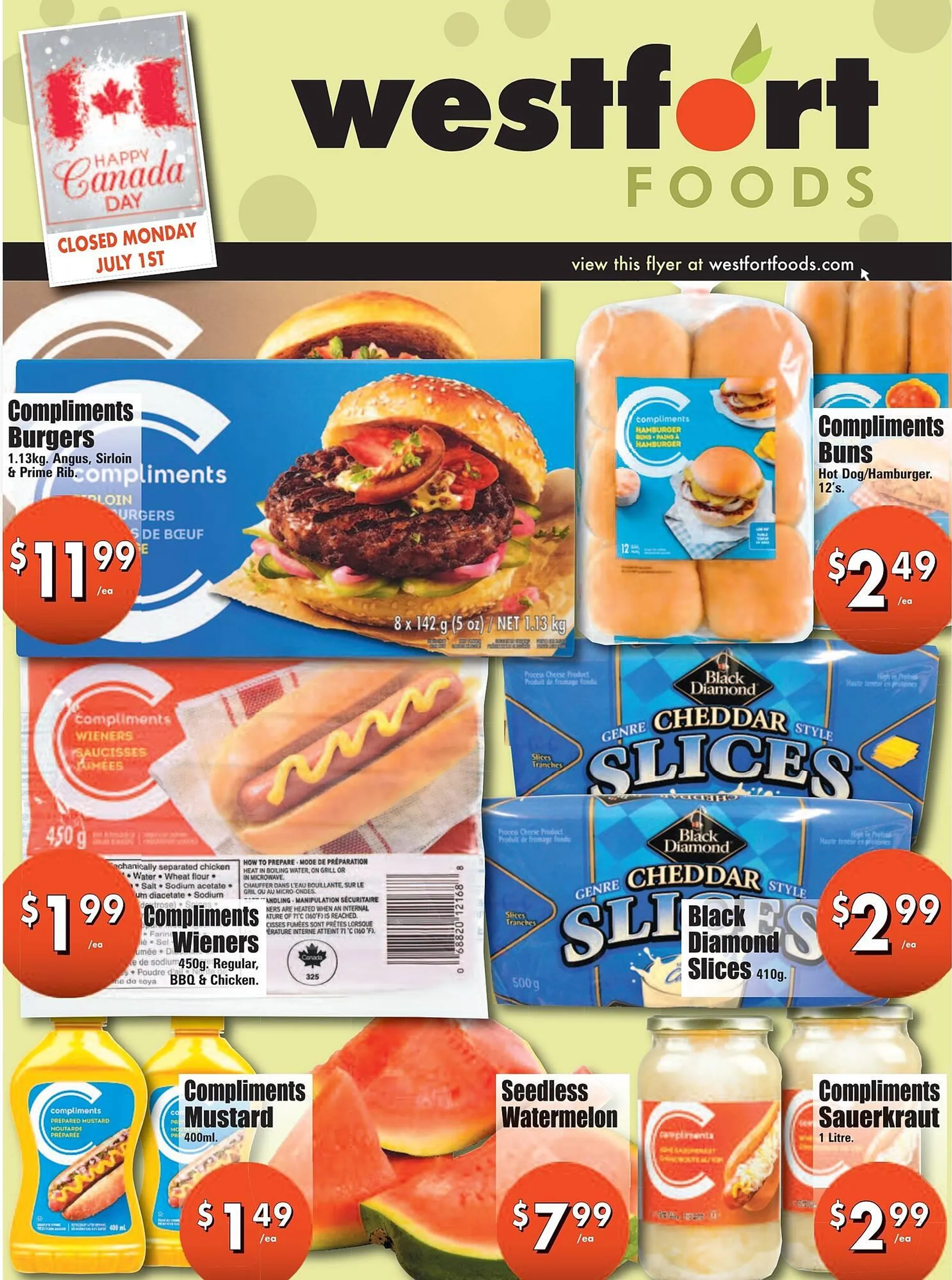 Westfort Foods flyer - 1