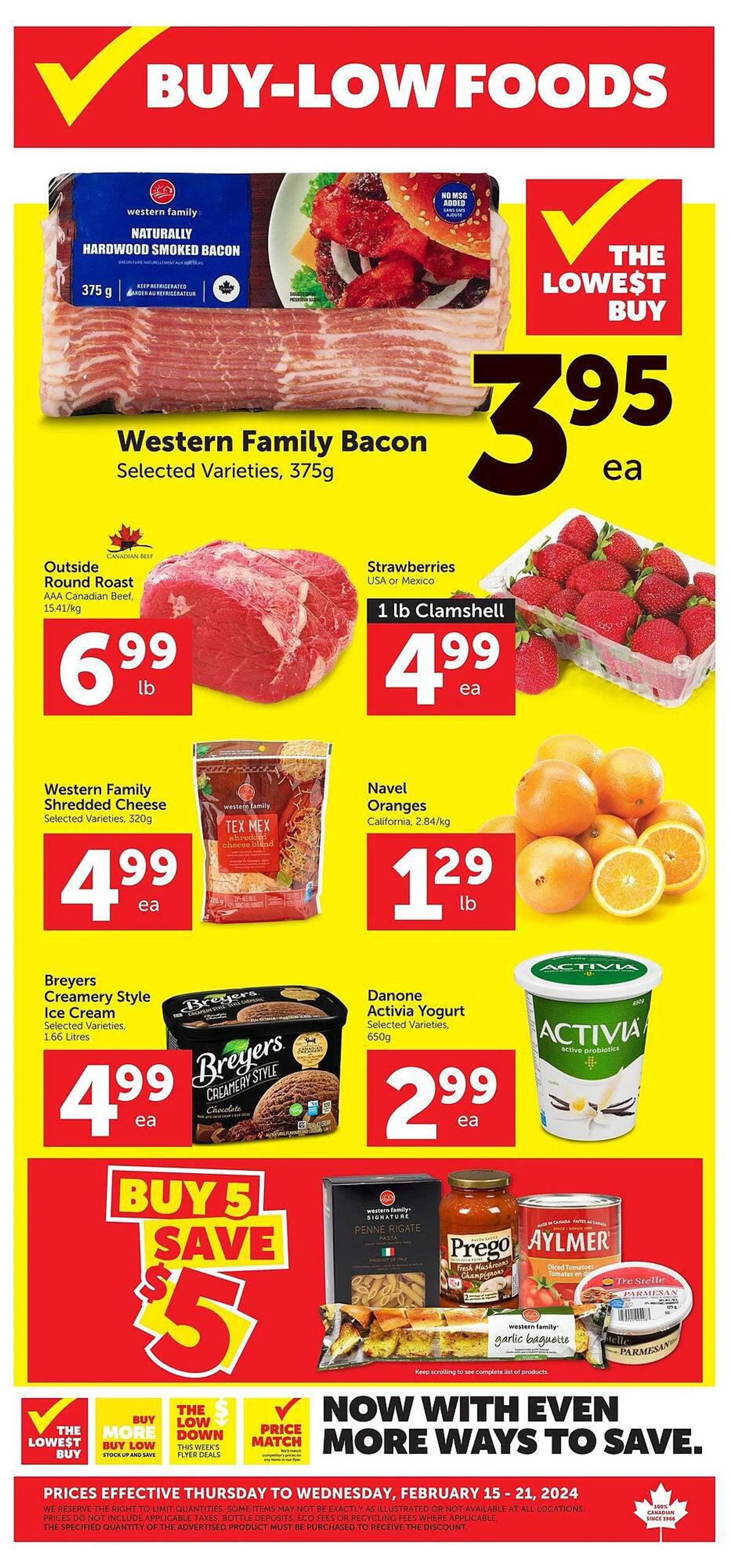 Buy-Low Foods flyer from February 15 to February 21 2024 - flyer page 