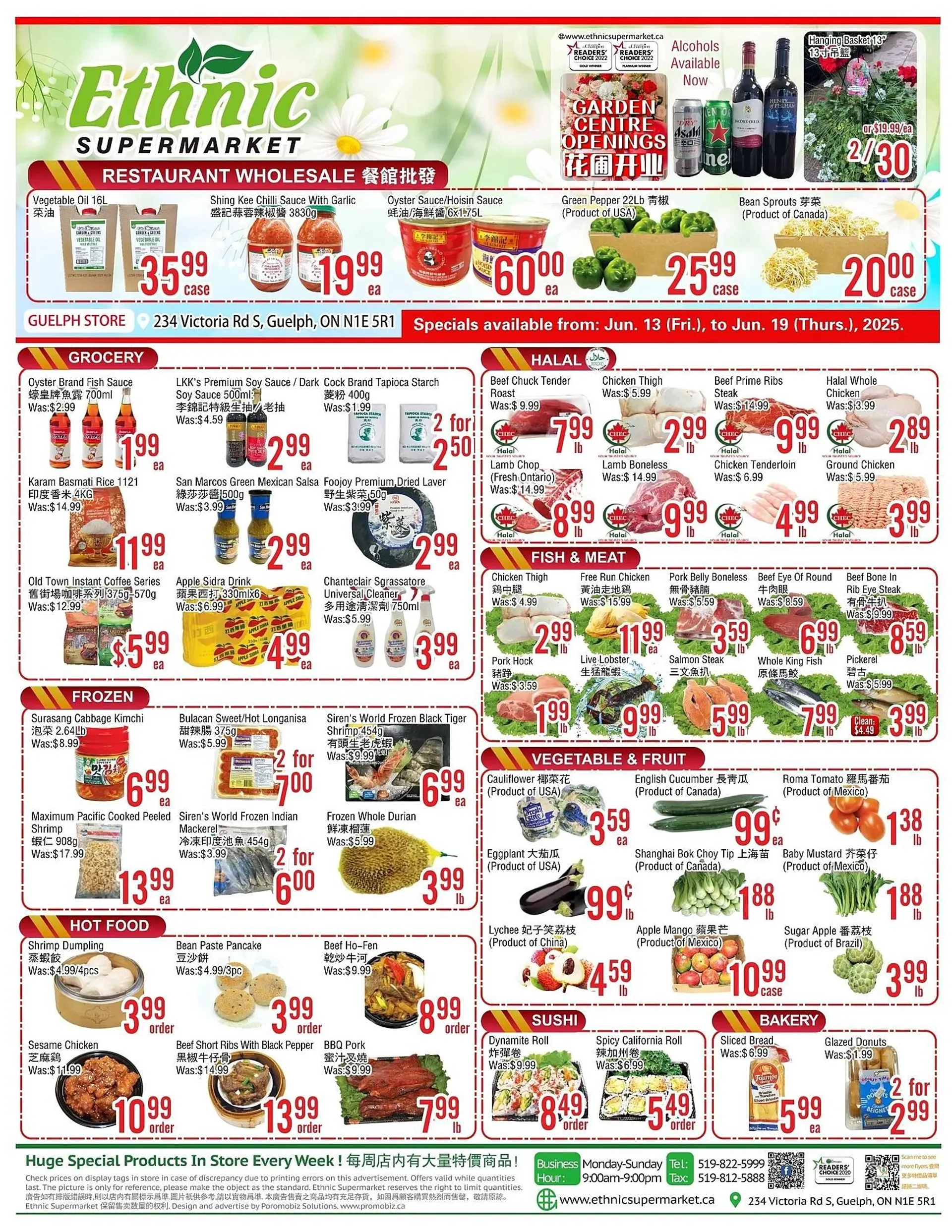 Ethnic Supermarket flyer from June 13 to June 19 2025 - flyer page 1
