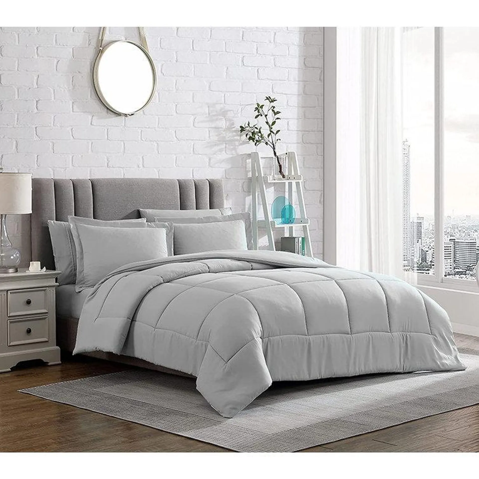 Nazma Solid Colour Comforter Set