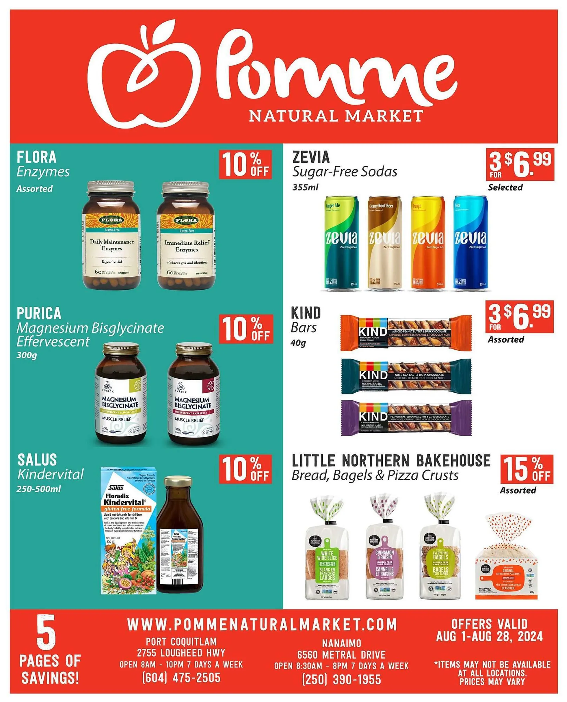 Pomme Natural Market flyer - 1