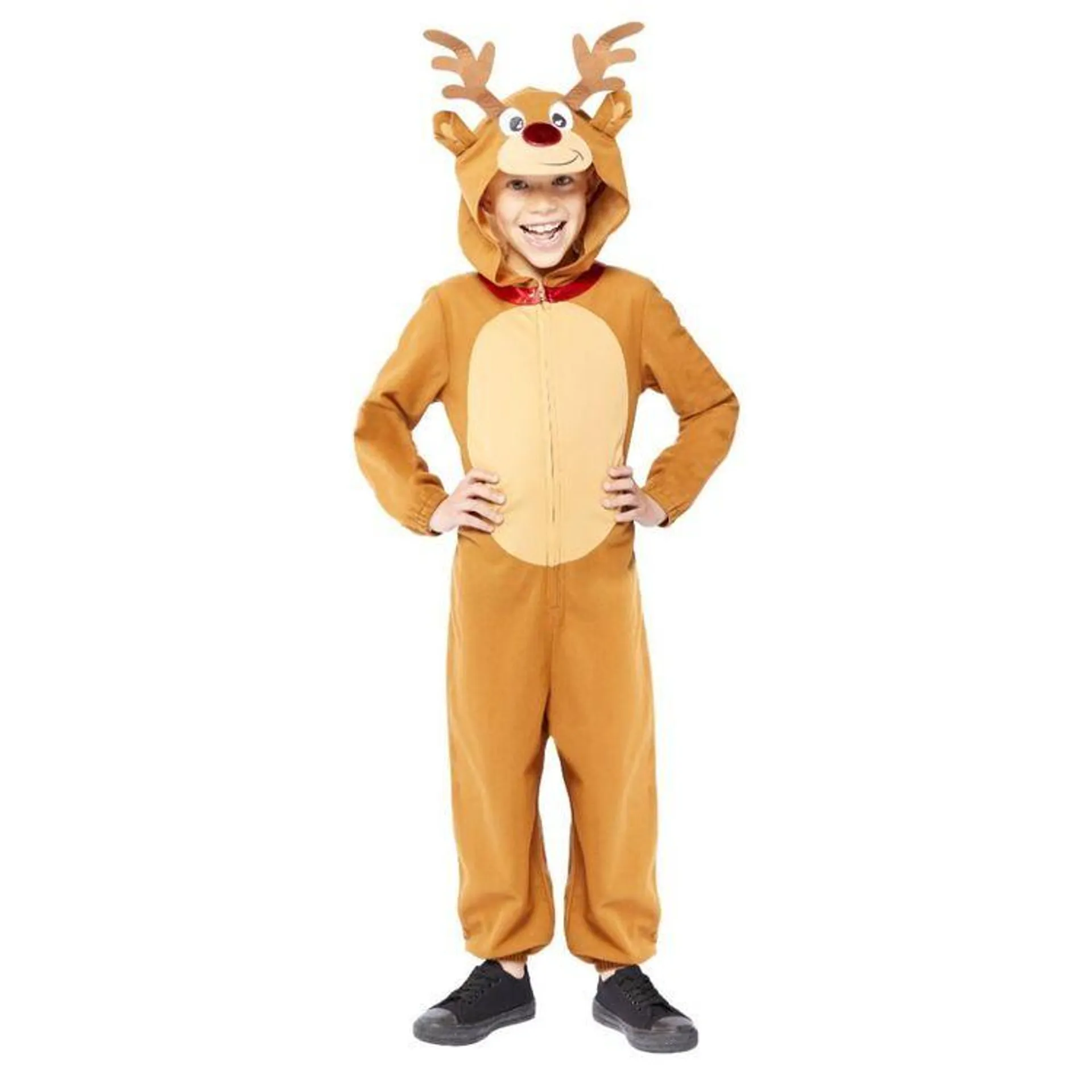 Reindeer Jumpsuit Child Costume Multicoloured