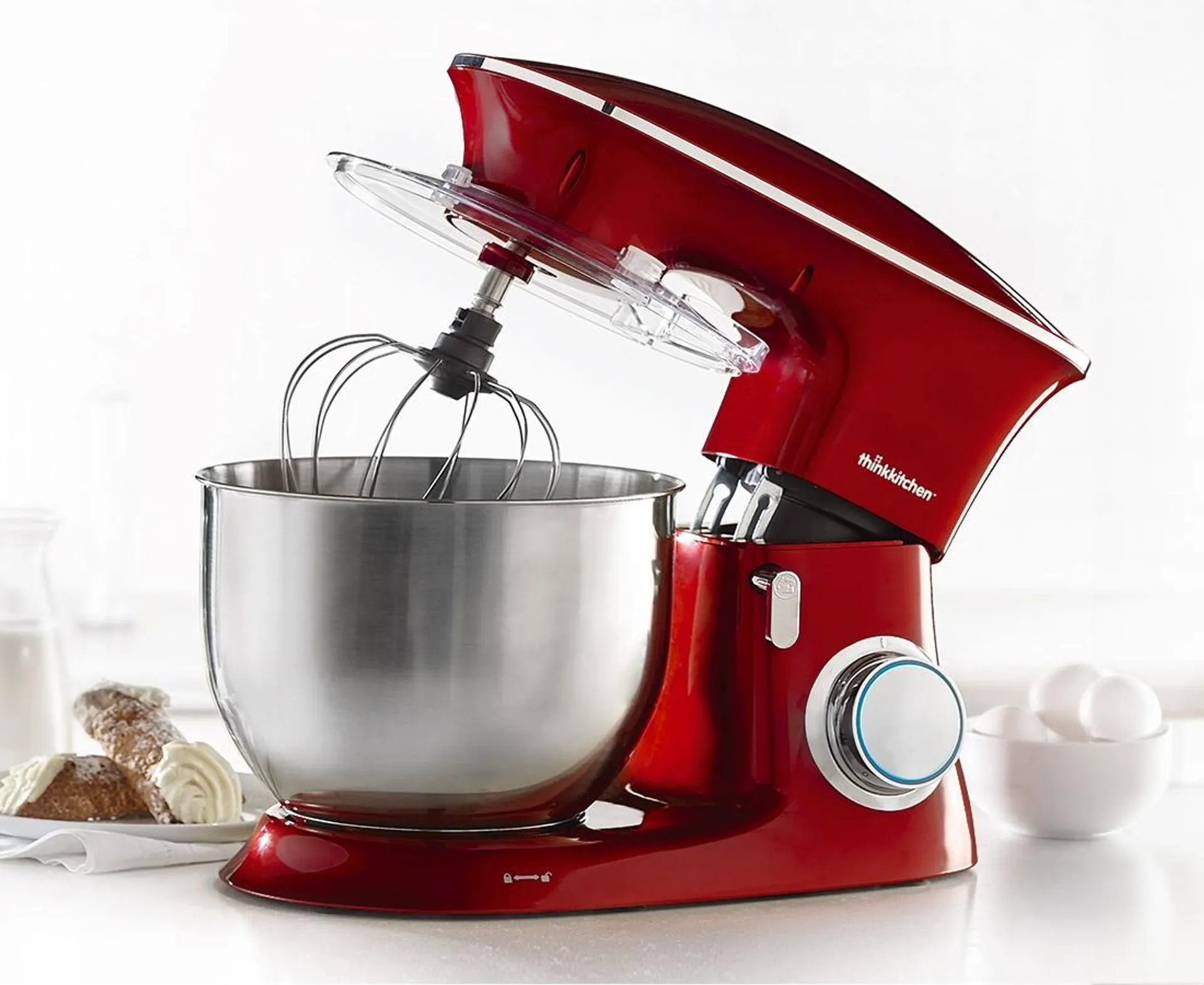 thinkkitchen Odyssey Stand Mixer, Red, 660 W, 7 L