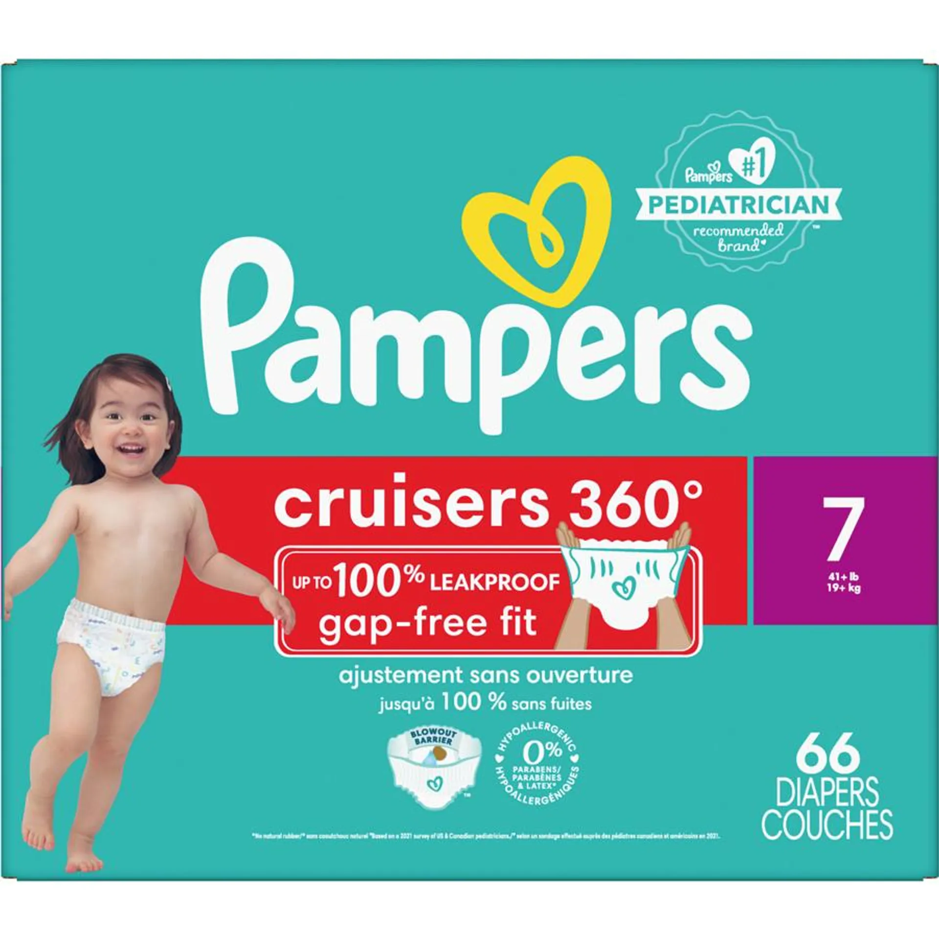 Cruisers 360 Diapers Size 7 66 Count