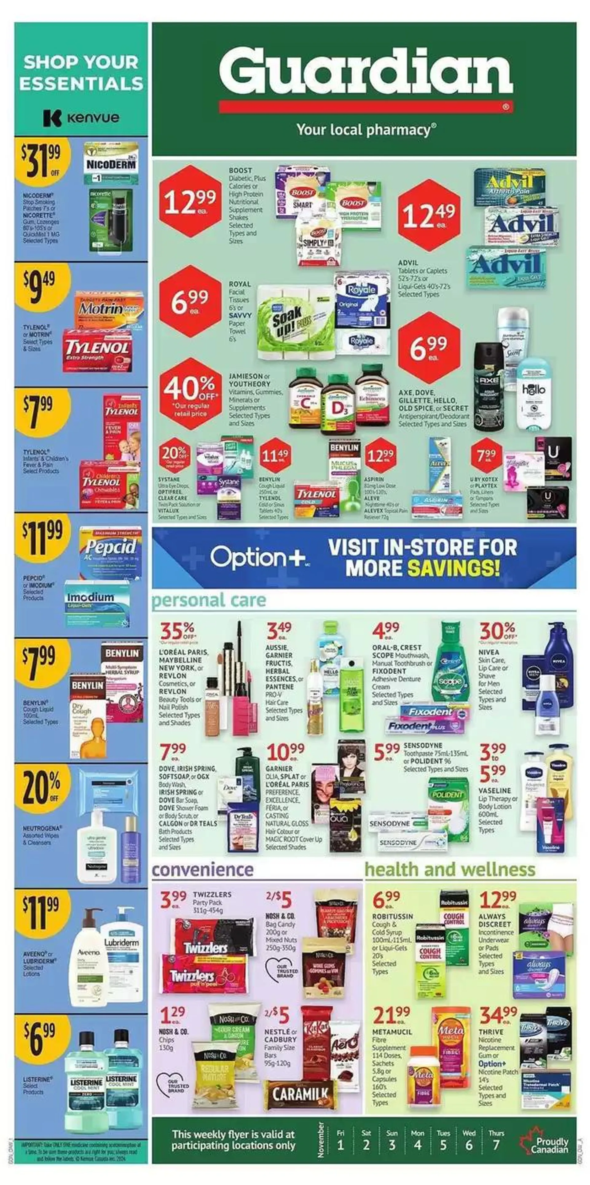 Guardian Pharmacy weekly flyer - 1