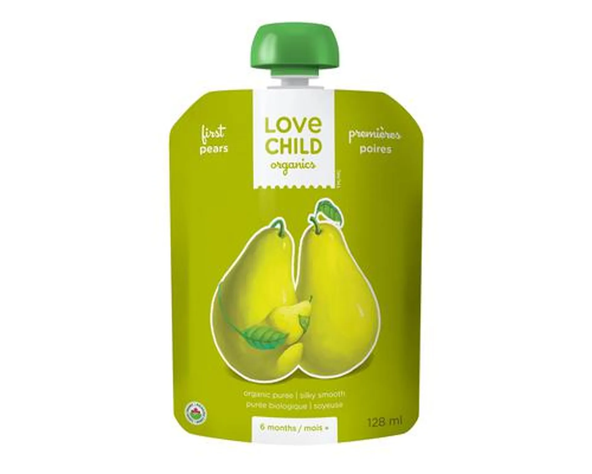 Love Child Organic Puree First Pears 128mL