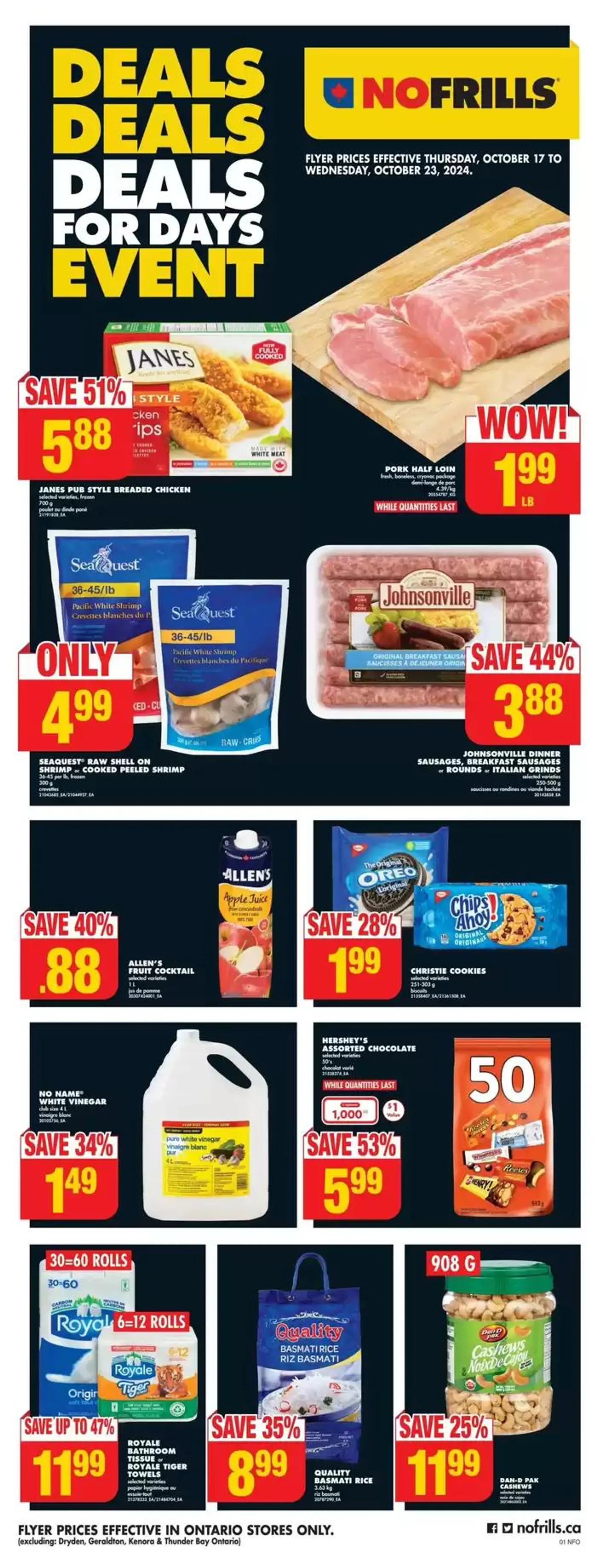 No Frills Weekly ad from October 17 to October 23 2024 - flyer page 7