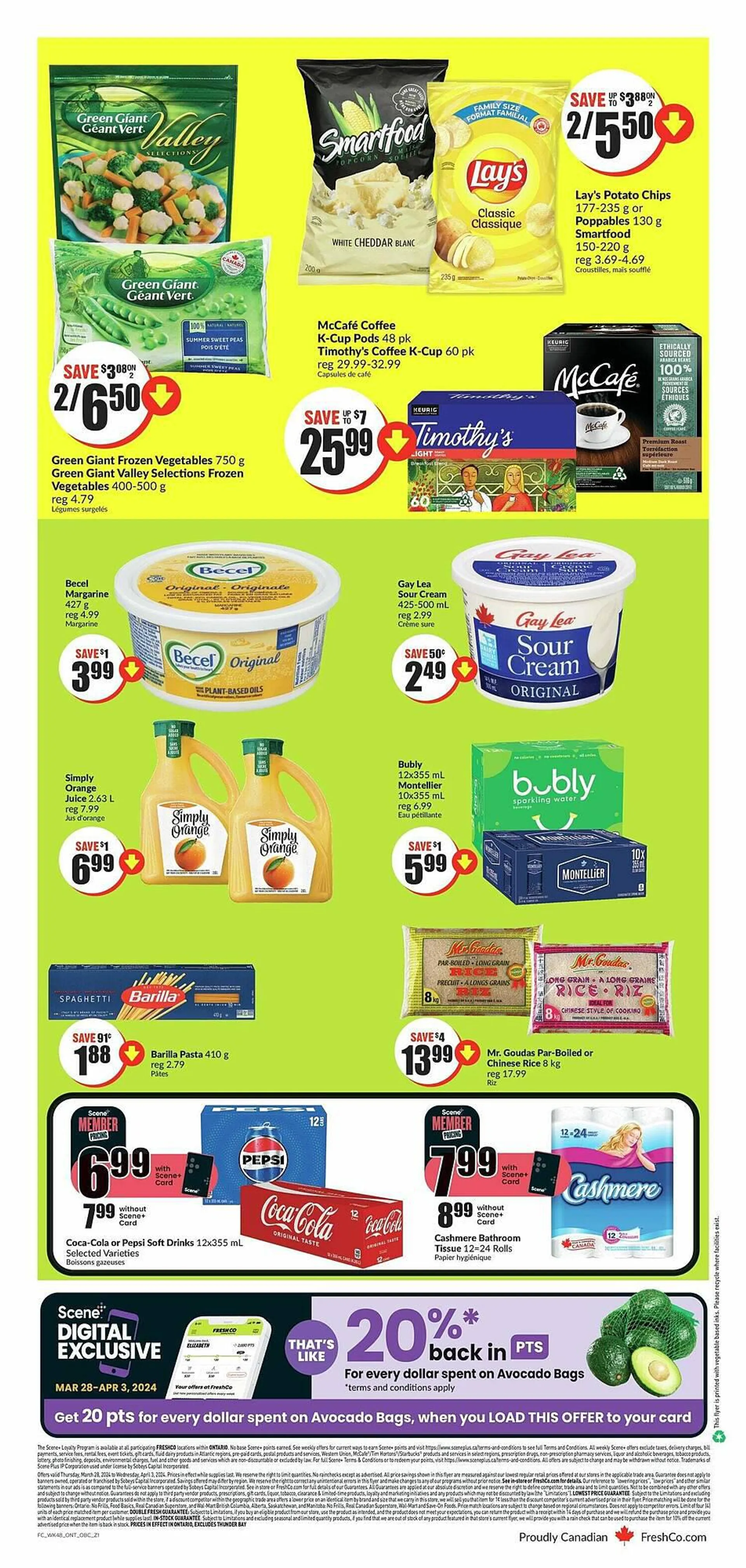 FreshCo flyer from March 28 to April 4 2024 - flyer page 2