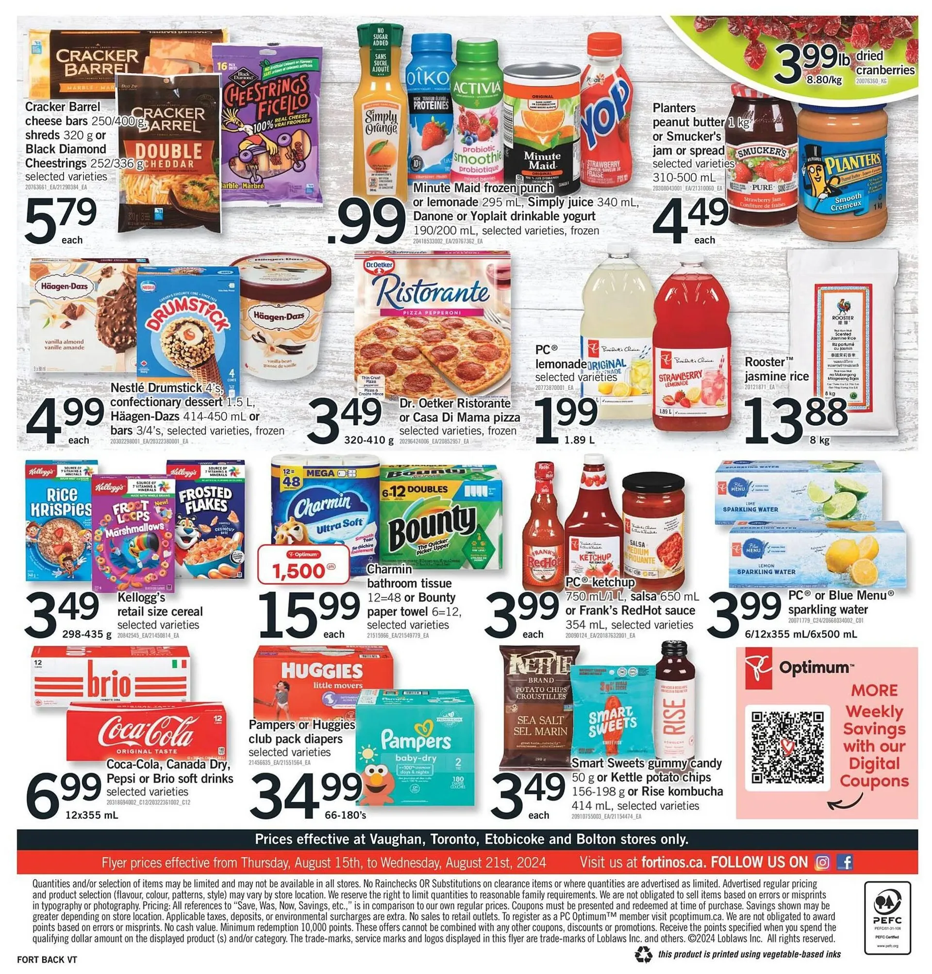 Fortinos flyer from August 15 to August 21 2024 - flyer page 2